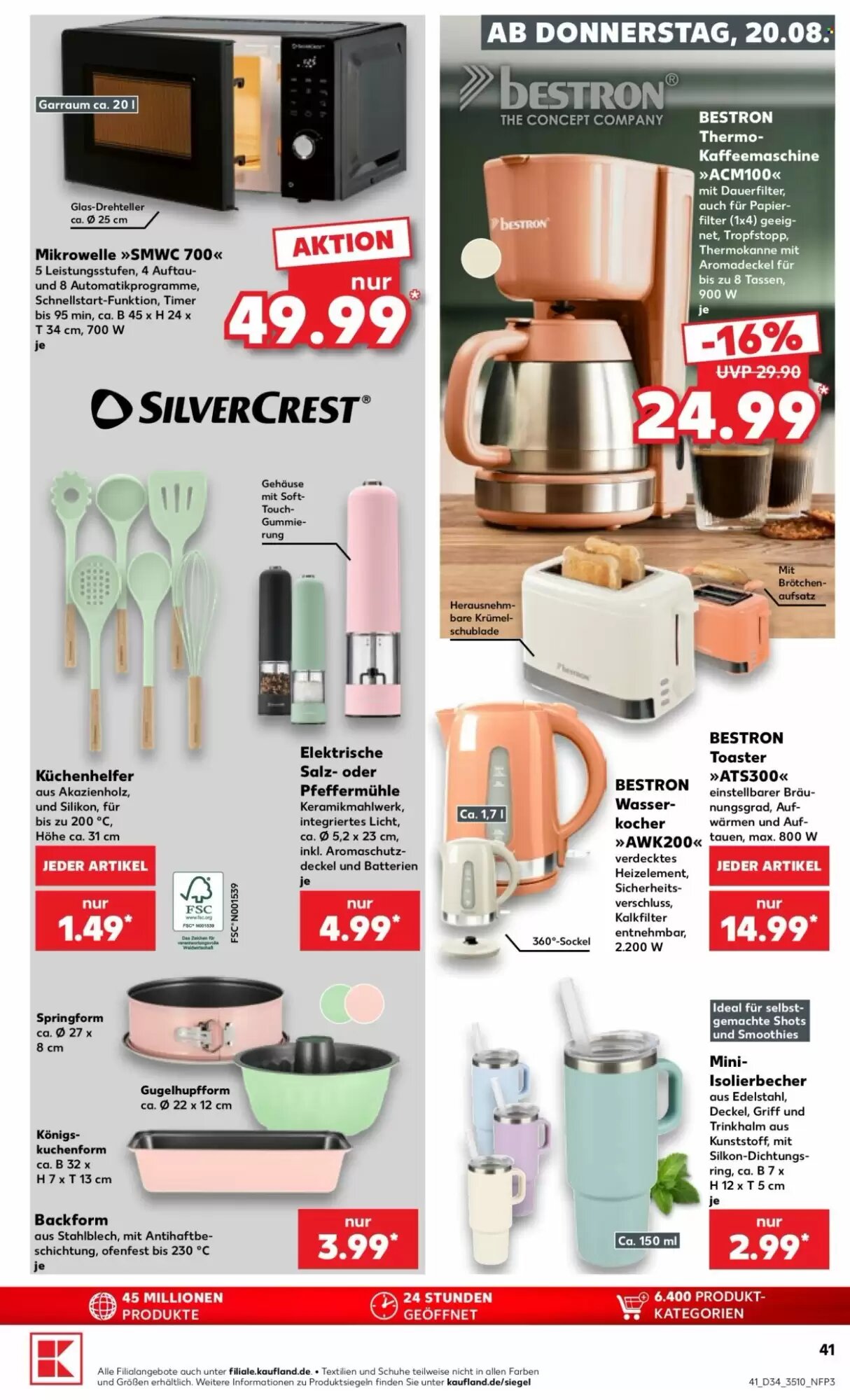 Kaufland Prospekt (ab 20.08.2026) zum Blättern - Seite 41