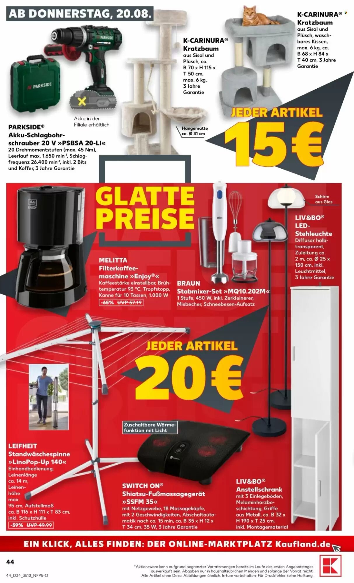 Kaufland Prospekt (ab 20.08.2026) zum Blättern - Seite 44