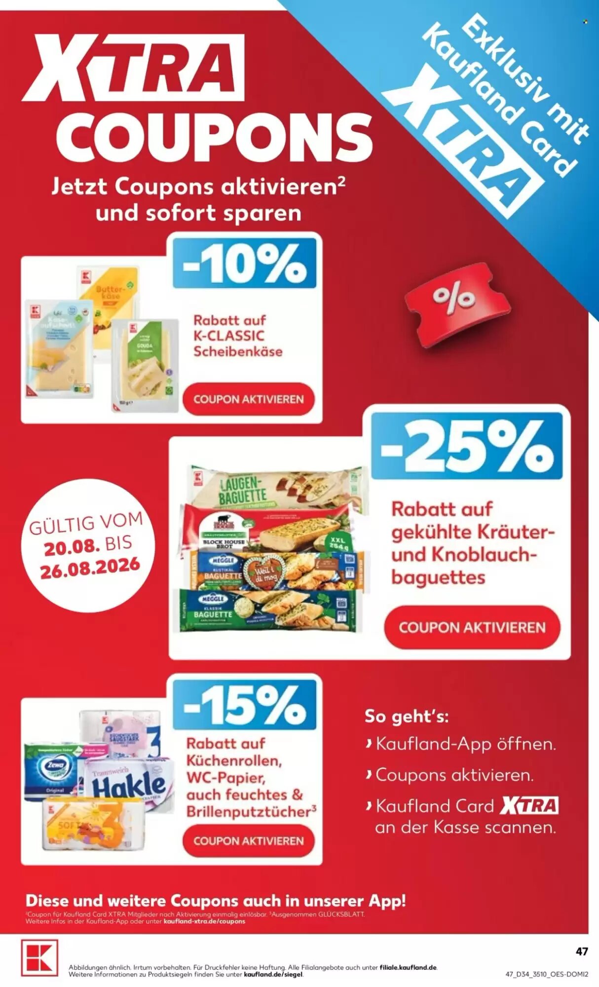 Kaufland Prospekt (ab 20.08.2026) zum Blättern - Seite 47