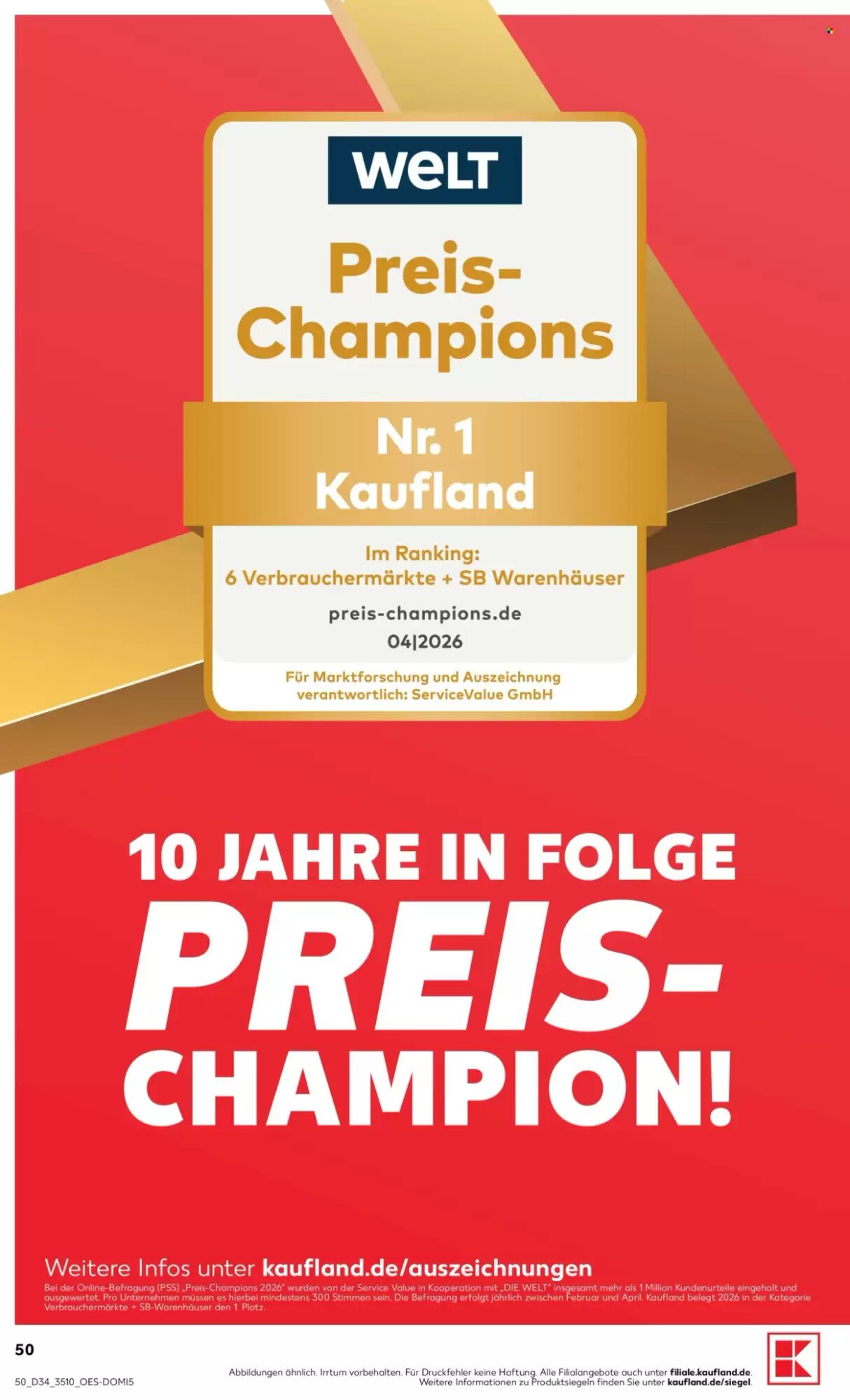 Kaufland Prospekt (ab 20.08.2026) zum Blättern - Seite 50