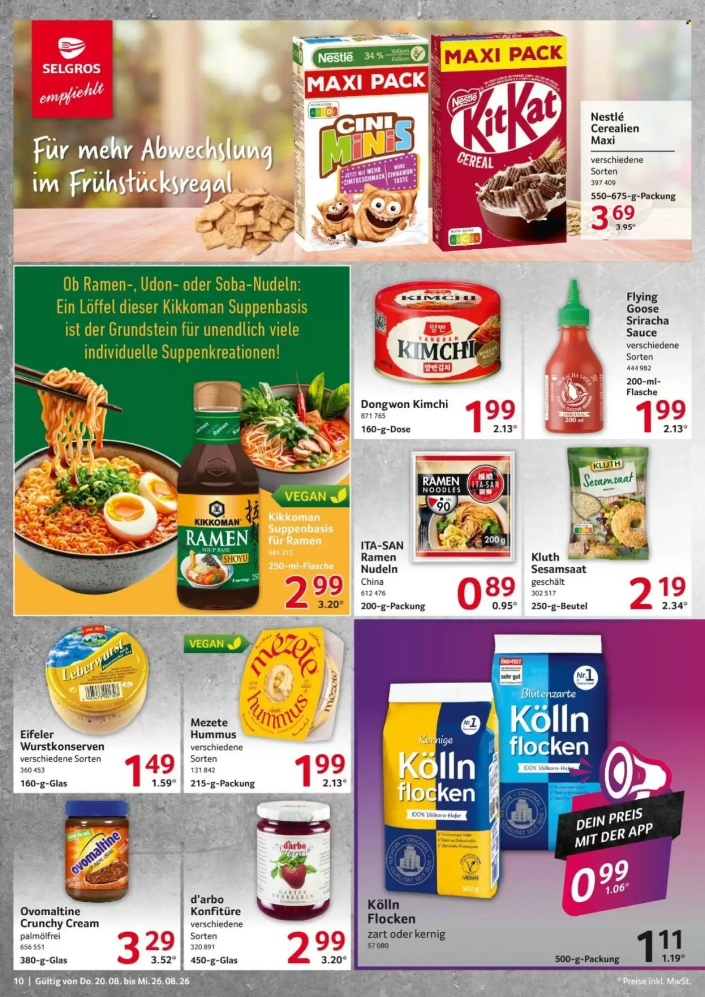 Selgros Prospekt (ab 20.08.2026) zum Blättern - Seite 10