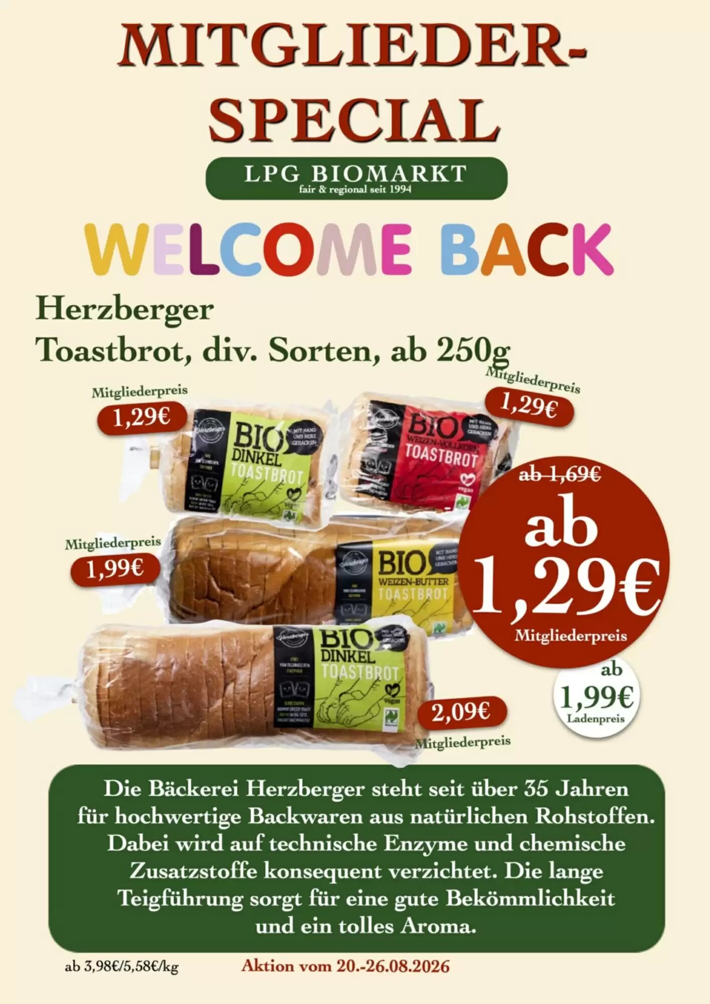 LPG Biomarkt Prospekt (ab 20.08.2026) zum Blättern - Seite 10