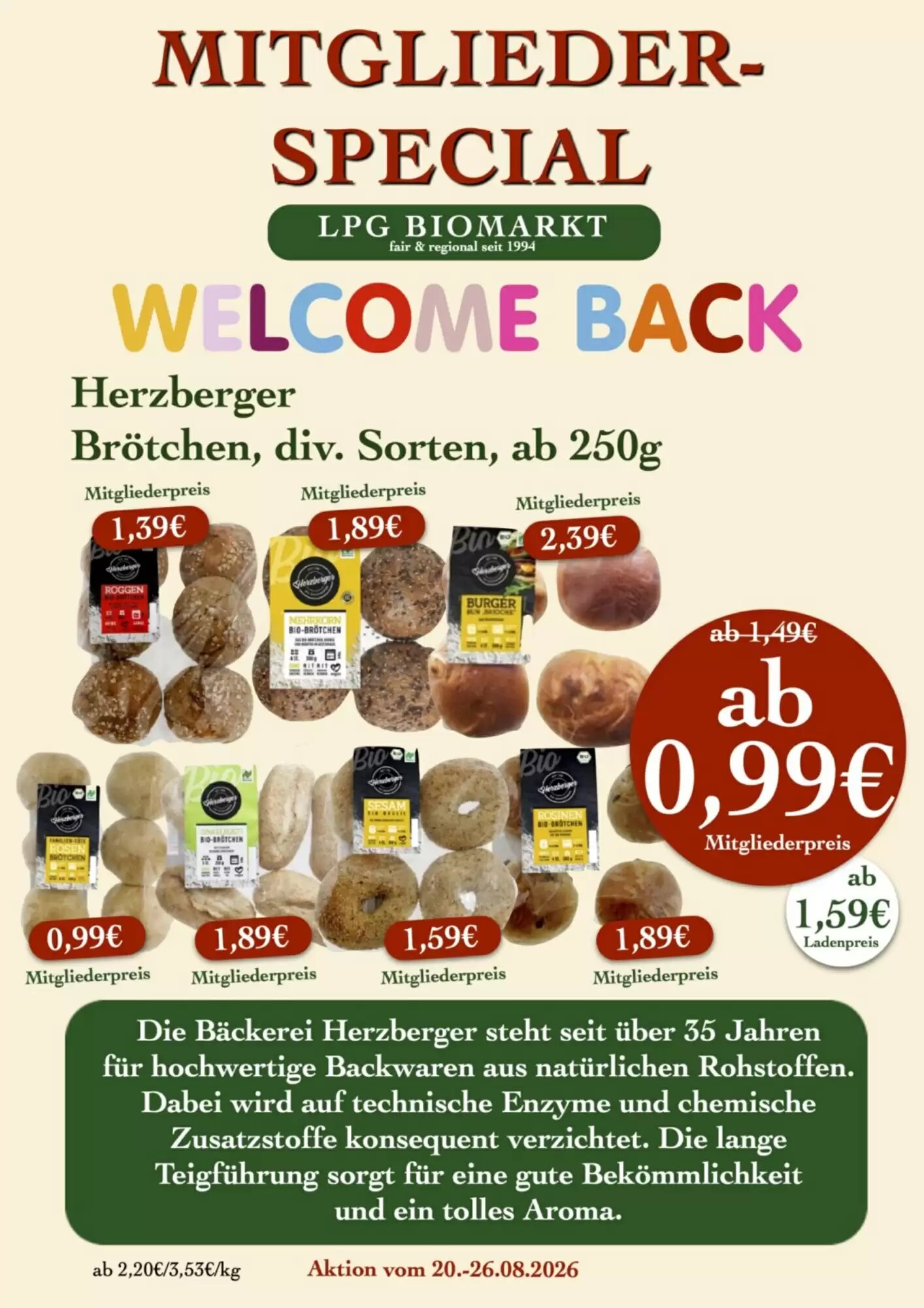 LPG Biomarkt Prospekt (ab 20.08.2026) zum Blättern - Seite 11
