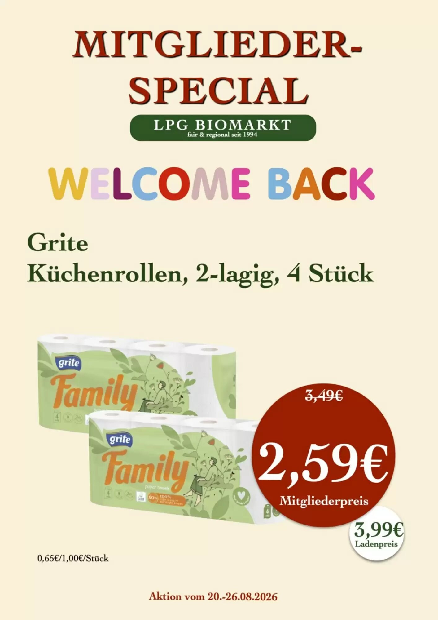 LPG Biomarkt Prospekt (ab 20.08.2026) zum Blättern - Seite 15