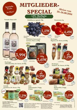 LPG Biomarkt Prospekt (ab 20.08.2026) zum Blättern