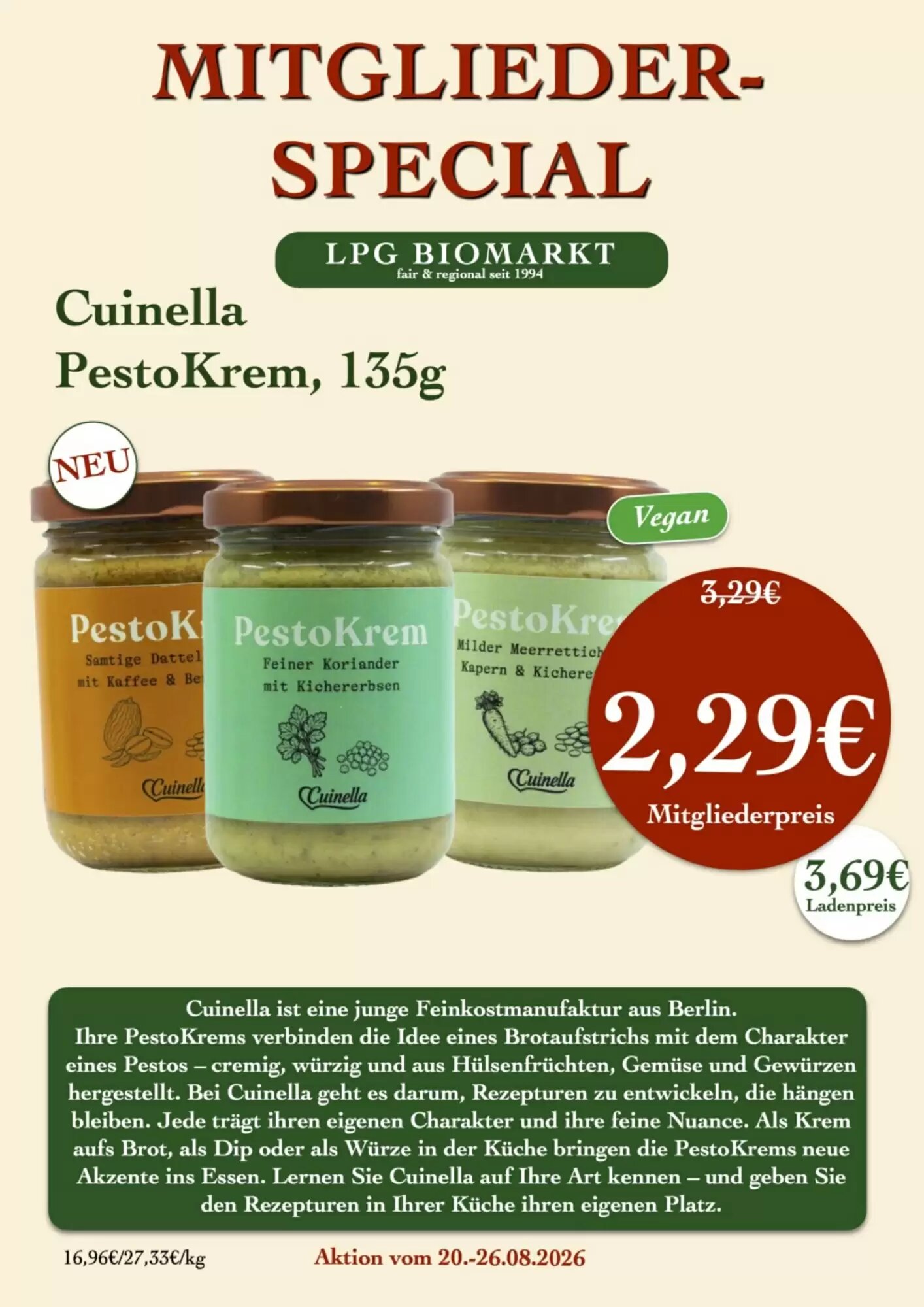 LPG Biomarkt Prospekt (ab 20.08.2026) zum Blättern - Seite 7