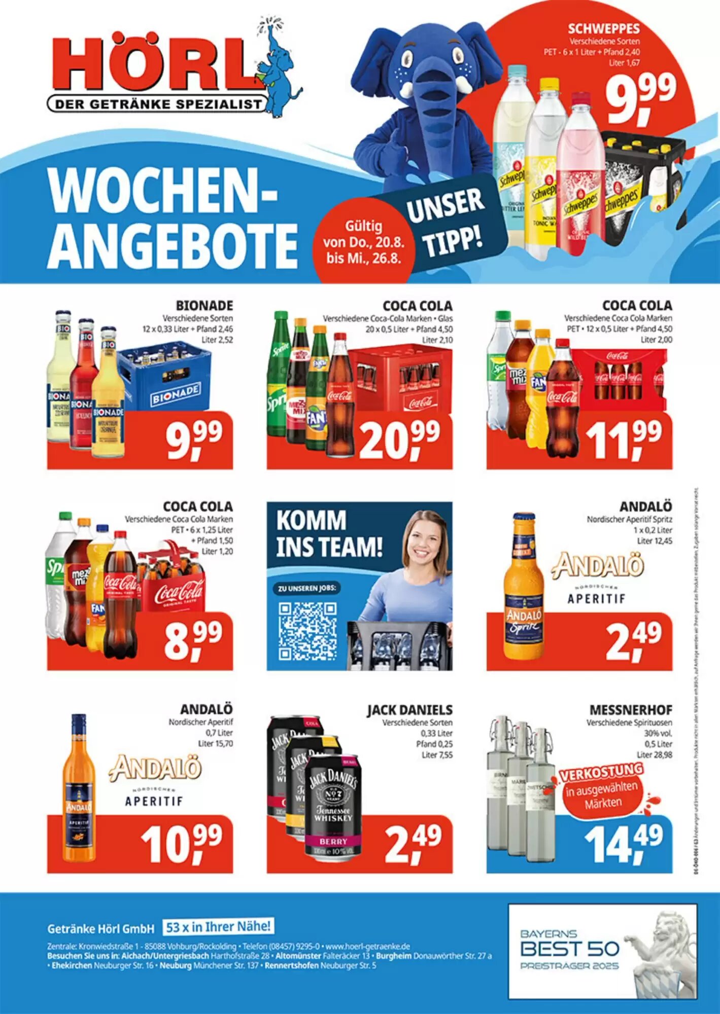 Hörl Getränke Prospekt (ab 20.08.2026) zum Blättern - Seite 2