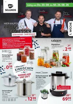 Selgros Prospekt (ab 20.08.2026) zum Blättern