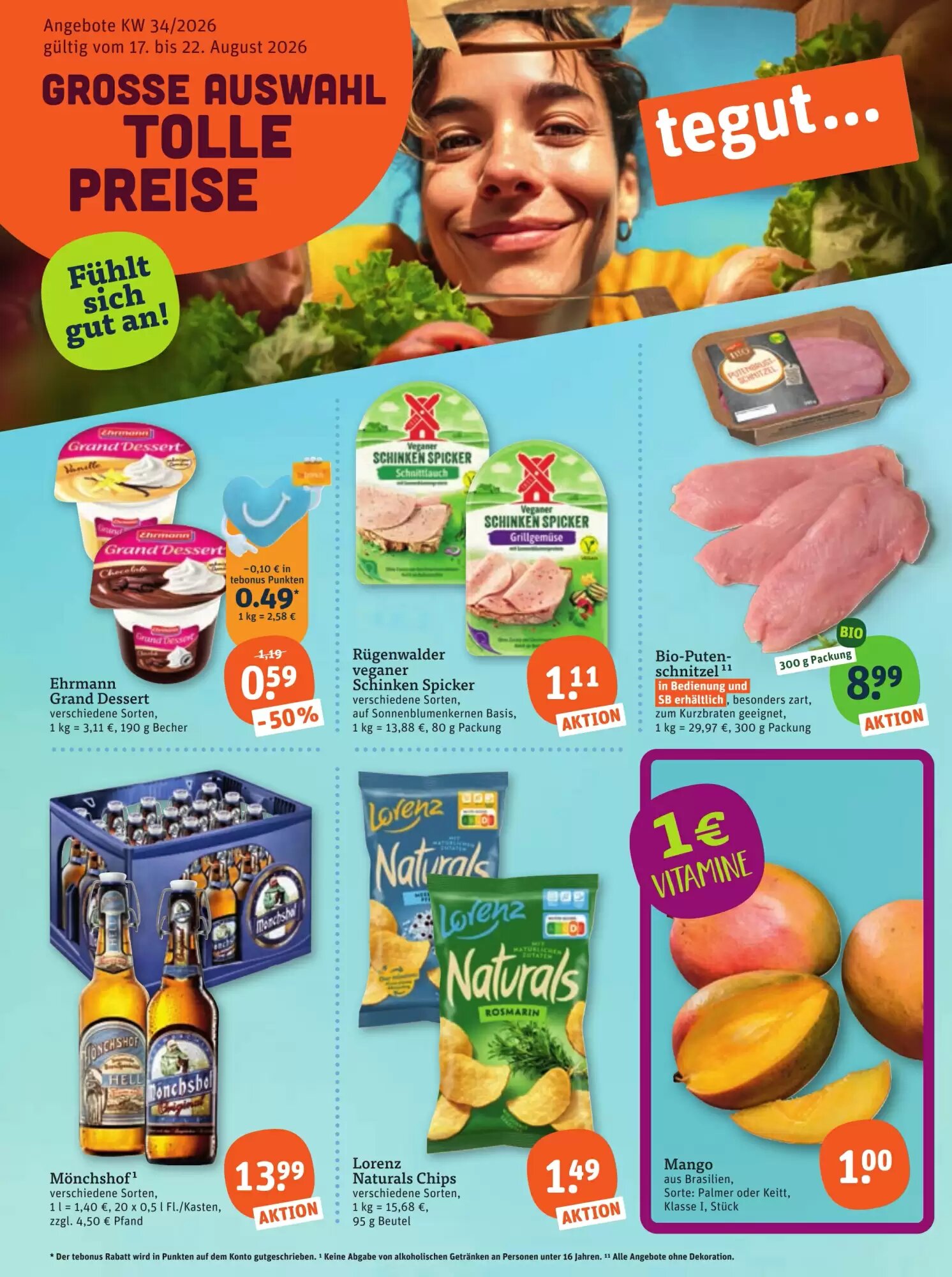 tegut Prospekt (ab 21.08.2026) zum Blättern - Seite 3