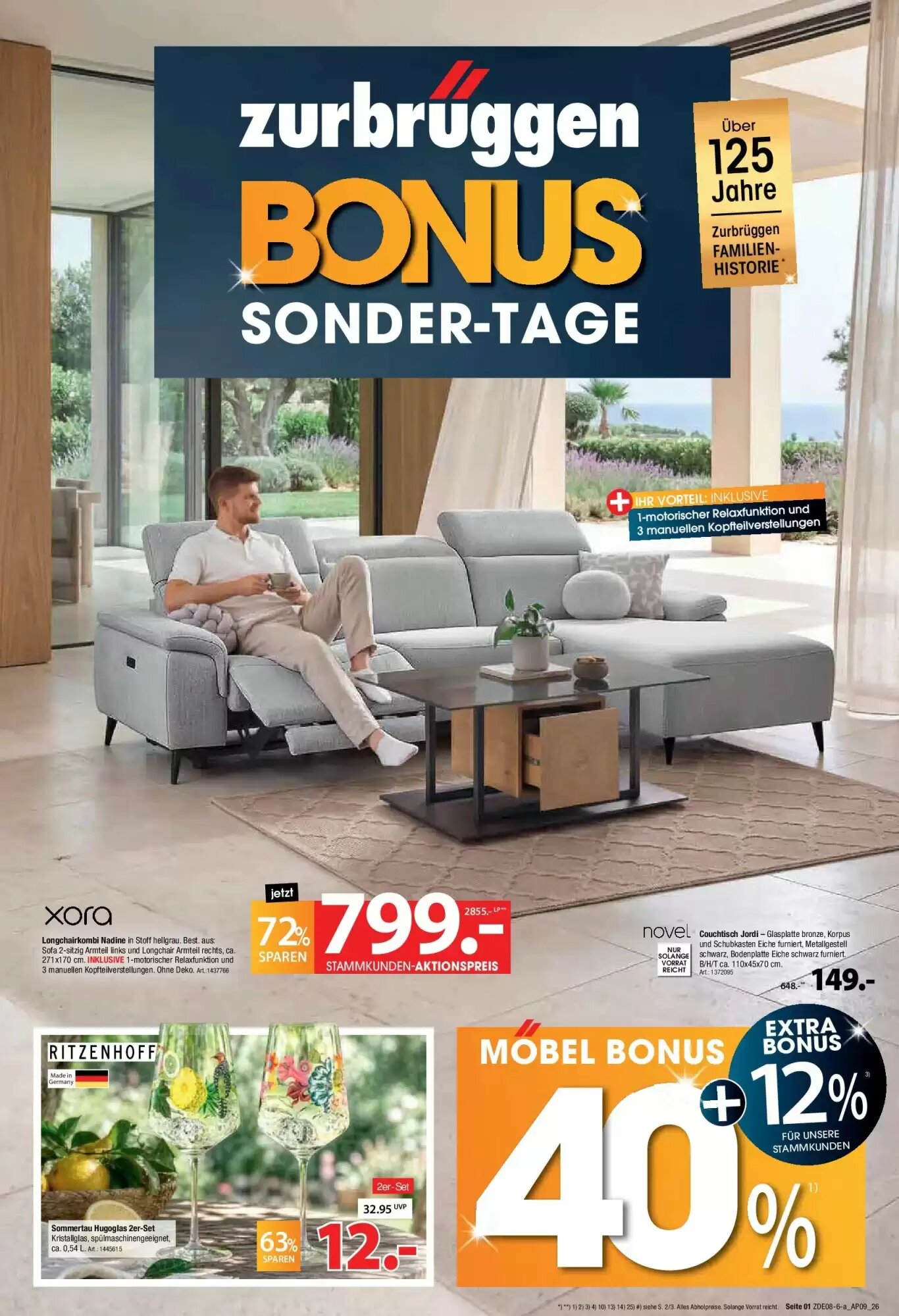 Zurbrüggen Prospekt (ab 21.08.2026) zum Blättern - Seite 1