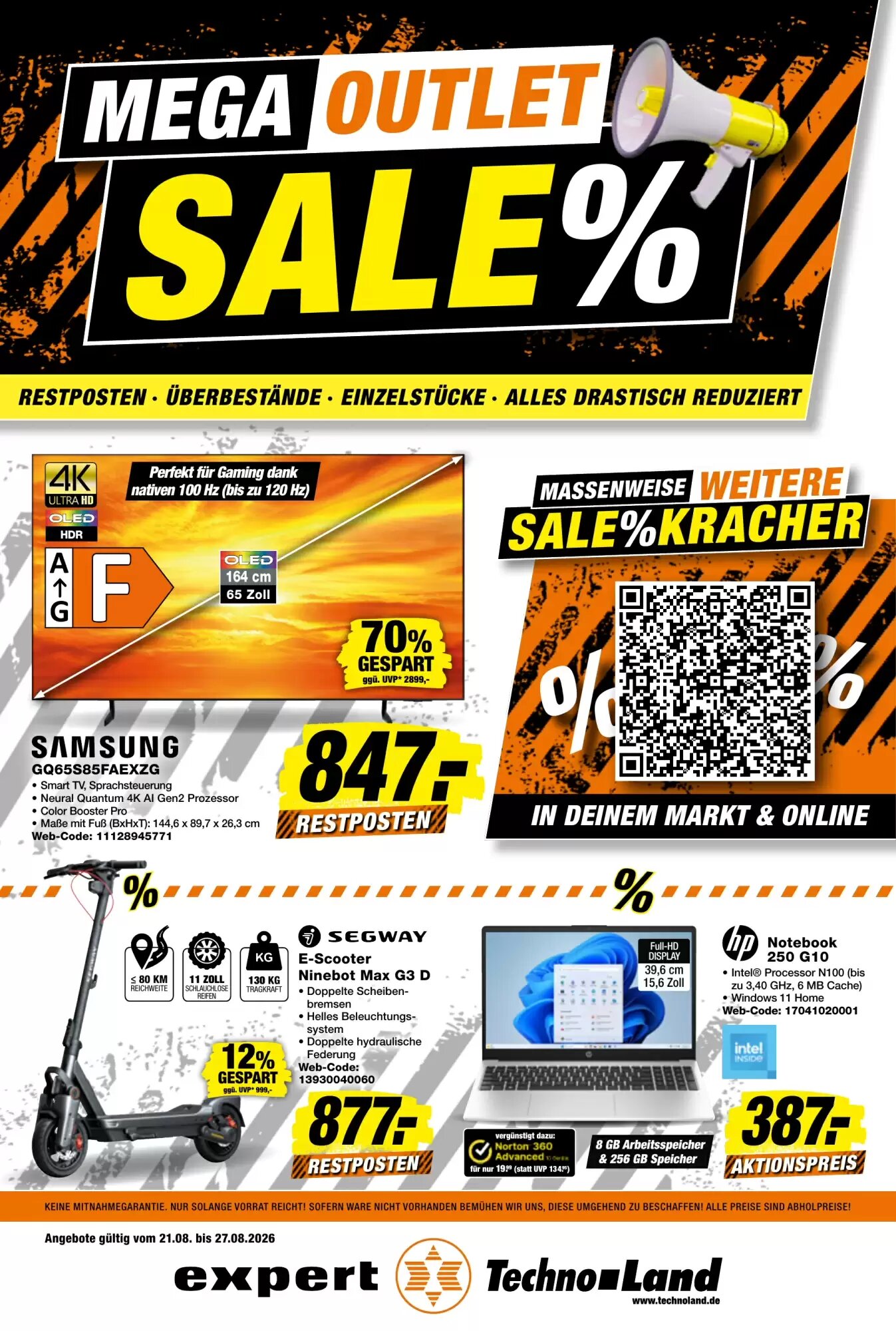 expert Techno Land Prospekt (ab 21.08.2026) zum Blättern - Seite 1