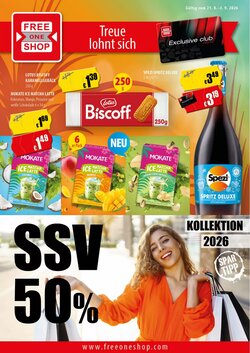 FreeOneShop Prospekt (ab 21.08.2026) zum Blättern