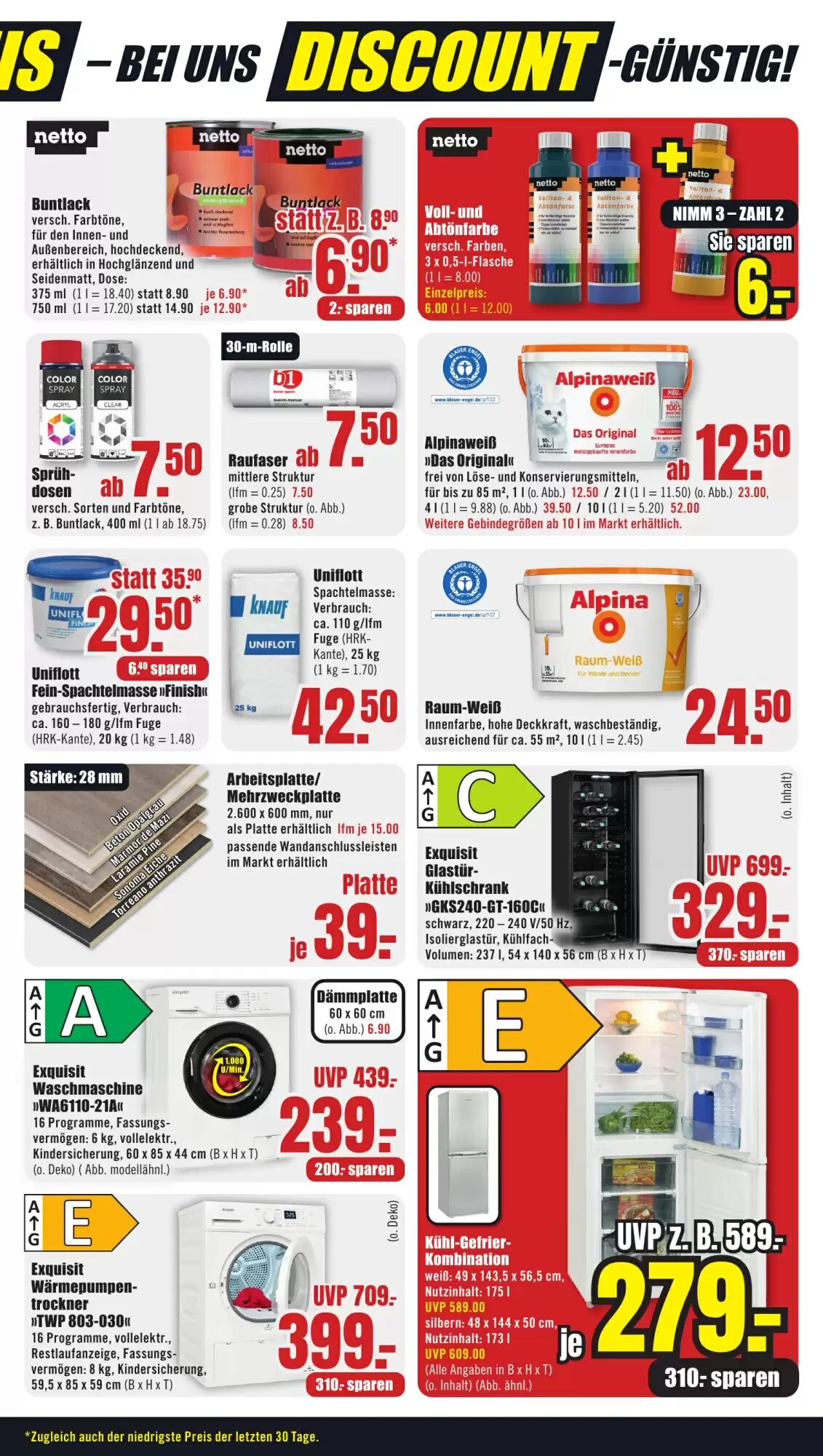 B1 Discount Baumarkt Prospekt (ab 22.08.2026) zum Blättern - Seite 3