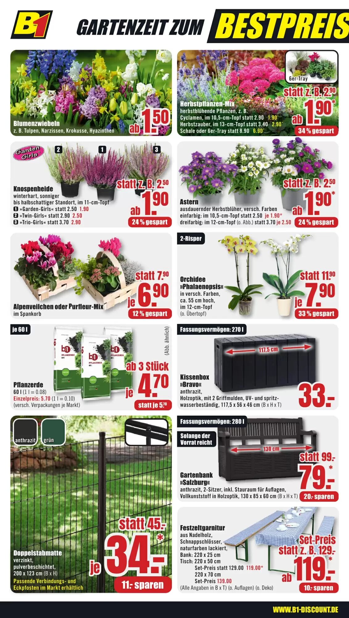 B1 Discount Baumarkt Prospekt (ab 22.08.2026) zum Blättern - Seite 6