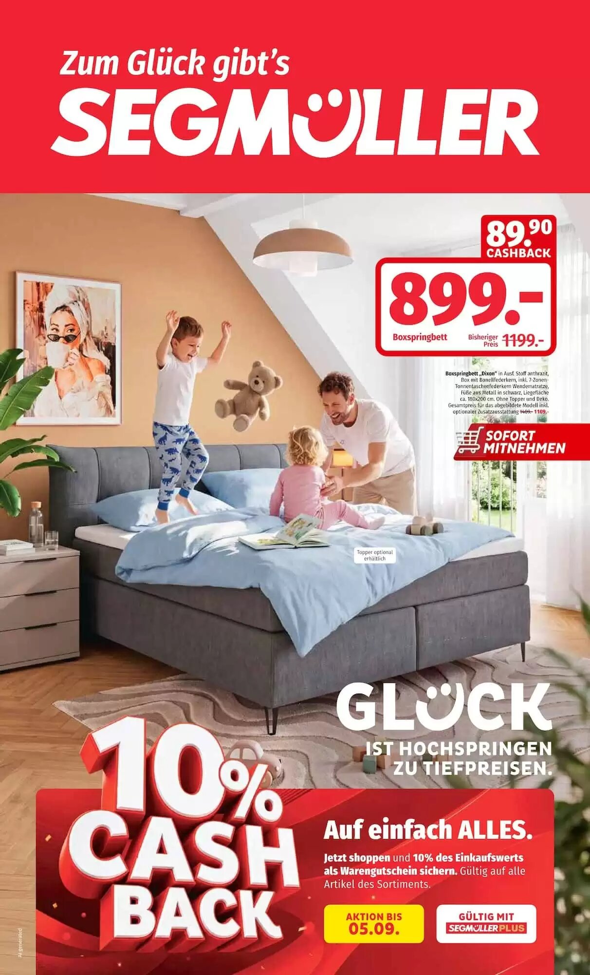 Segmüller Prospekt (ab 22.08.2026) zum Blättern - Seite 1