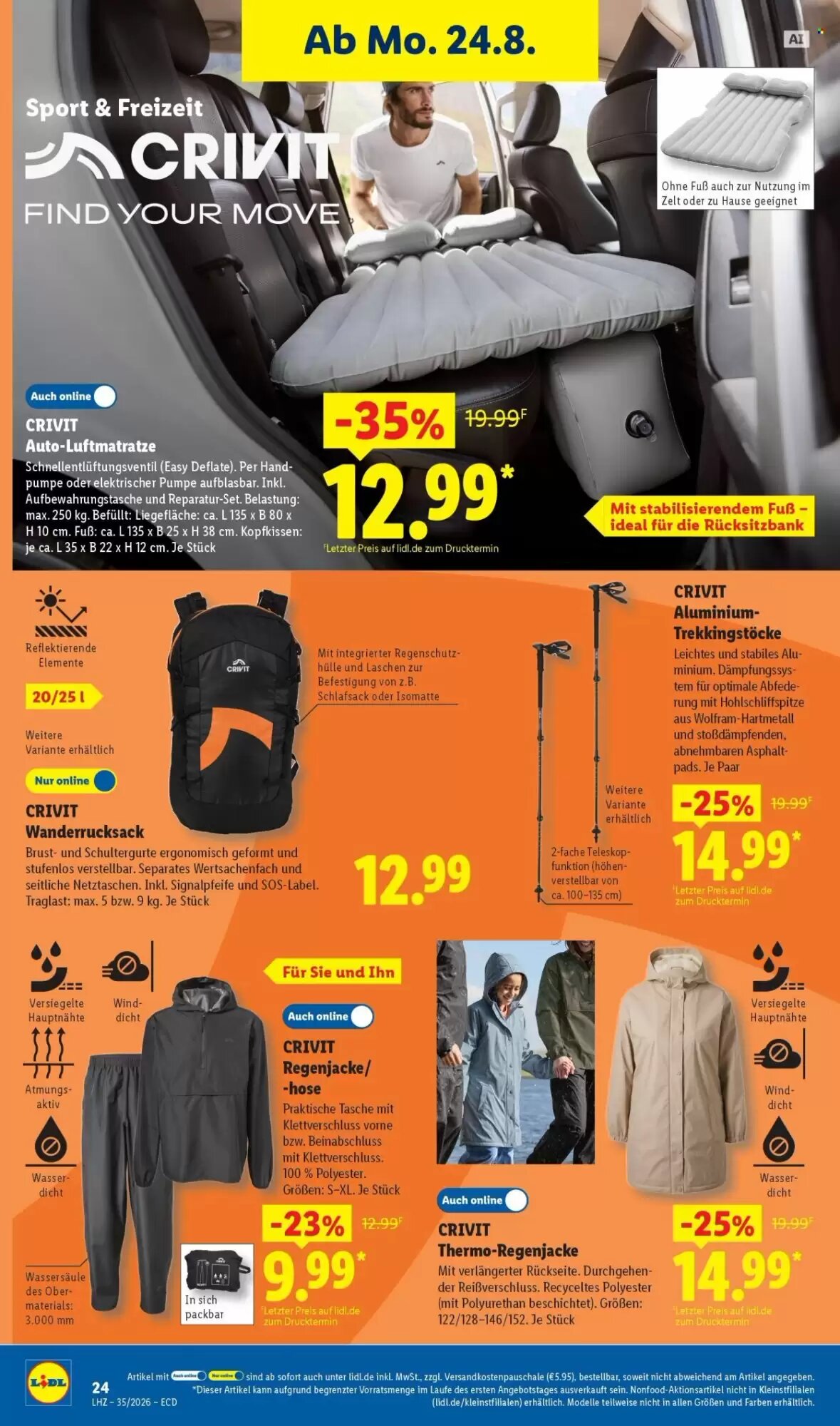 Lidl Prospekt (ab 24.08.2026) zum Blättern - Seite 20