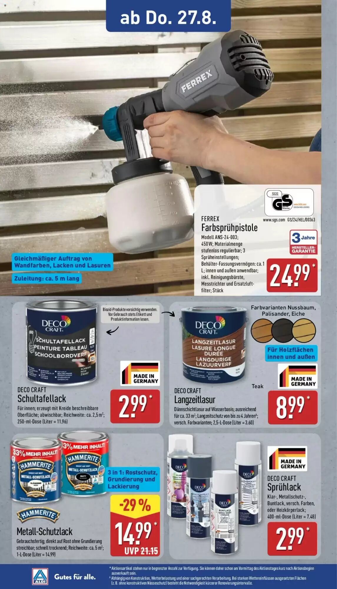Aldi Nord Prospekt (ab 24.08.2026) zum Blättern - Seite 11