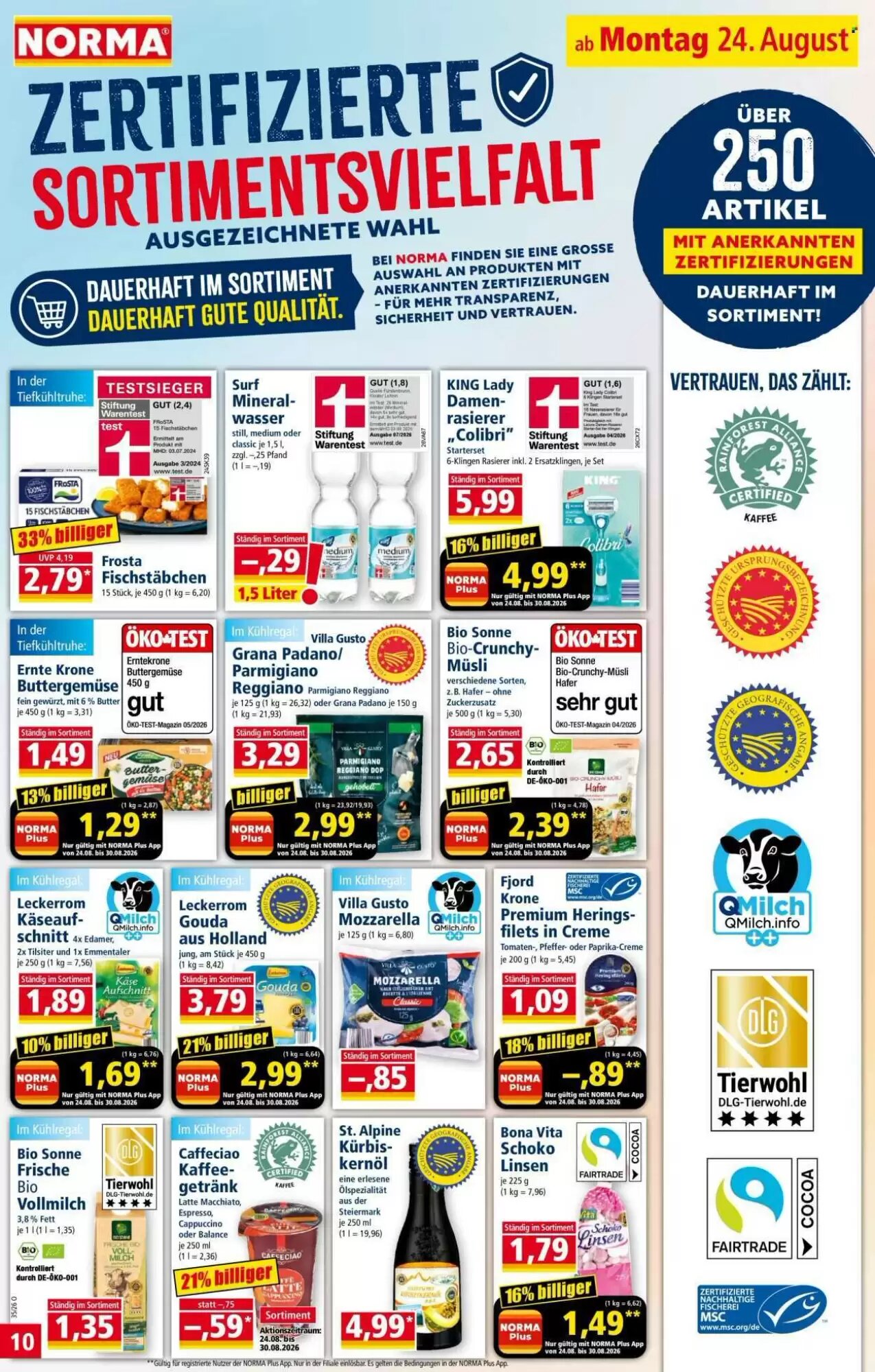 Norma Prospekt (ab 24.08.2026) zum Blättern - Seite 10