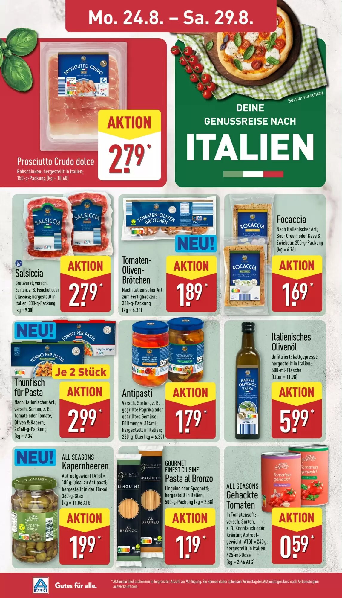 Aldi Nord Prospekt (ab 24.08.2026) zum Blättern - Seite 10