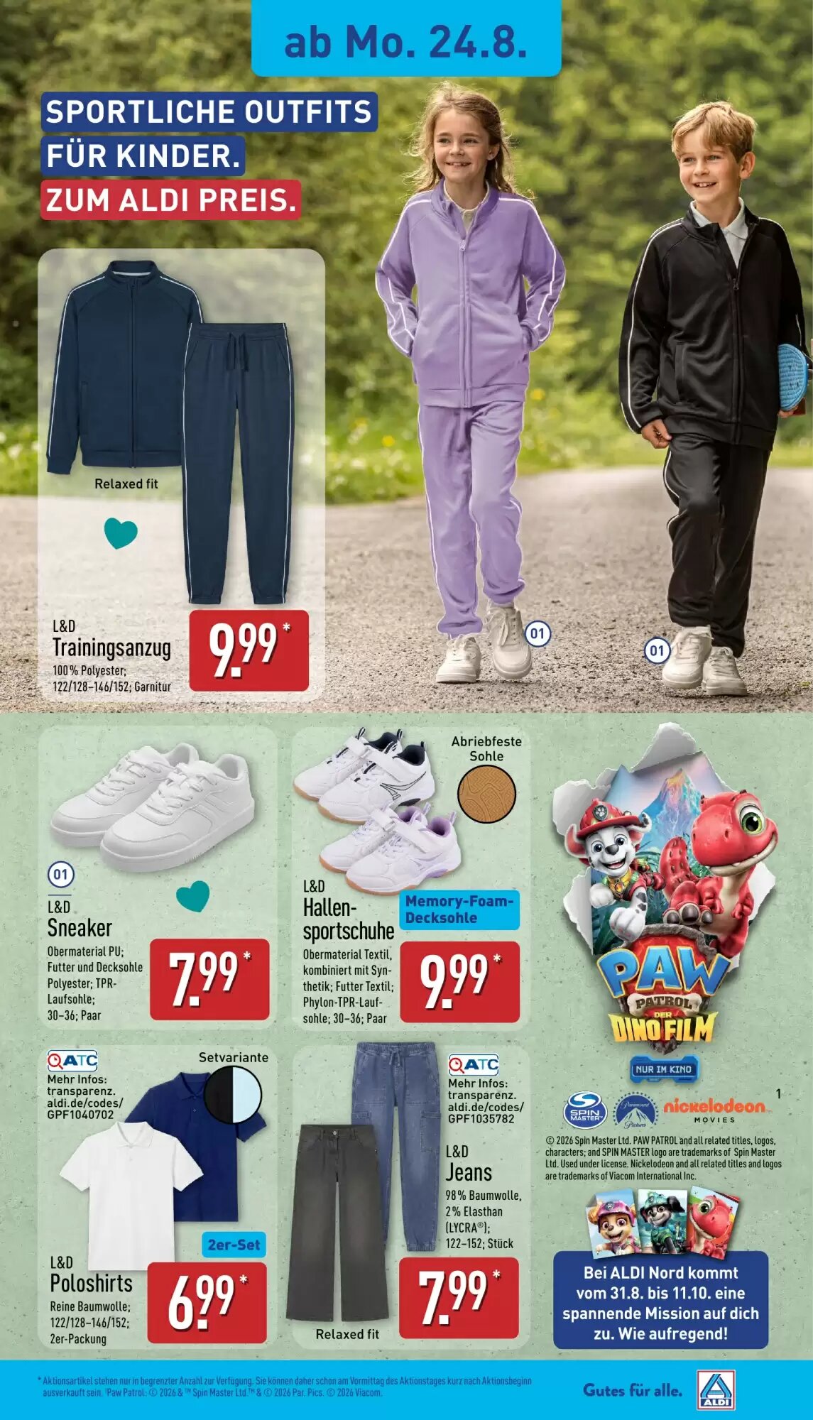 Aldi Nord Prospekt (ab 24.08.2026) zum Blättern - Seite 17