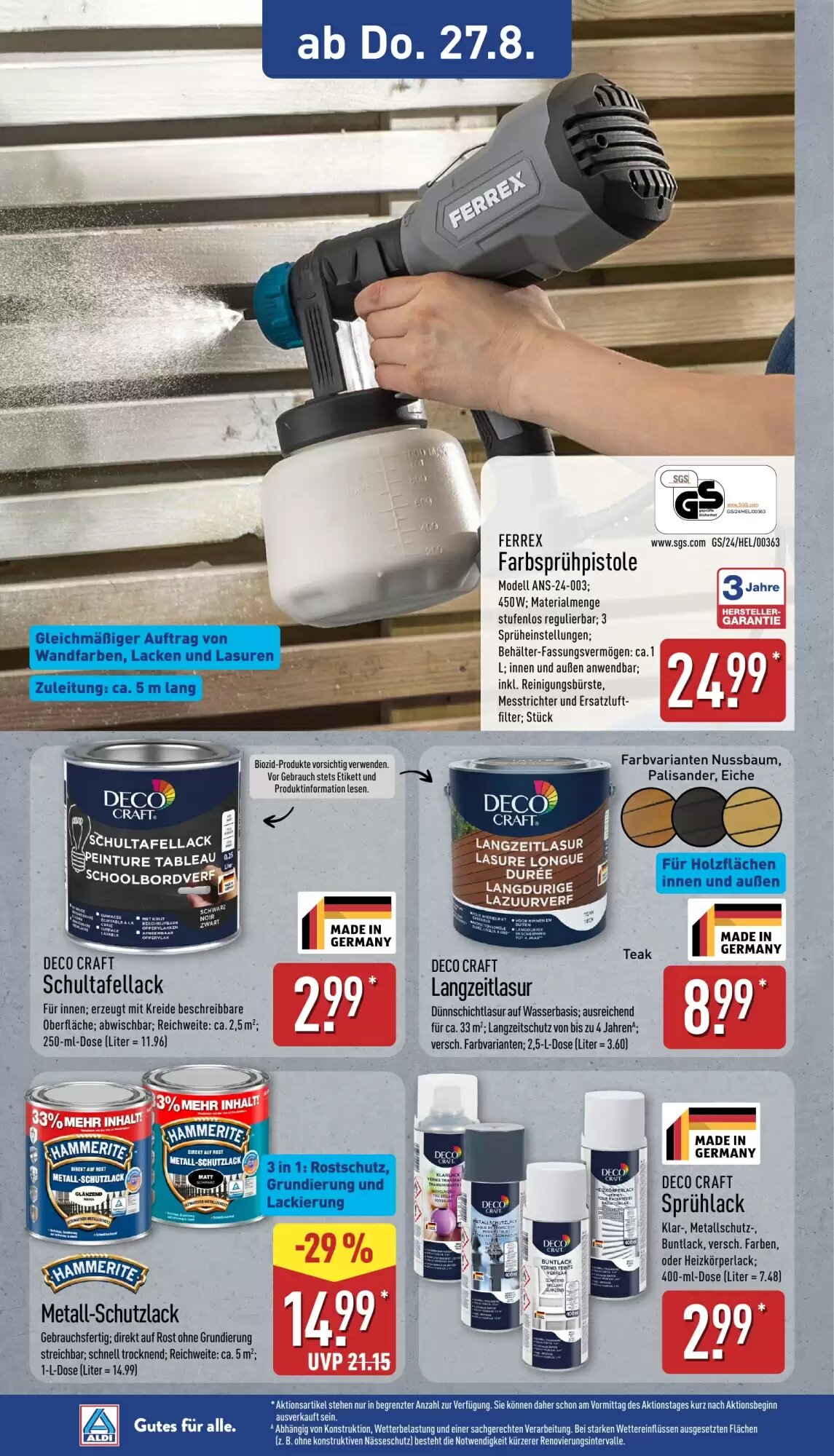 Aldi Nord Prospekt (ab 24.08.2026) zum Blättern - Seite 22
