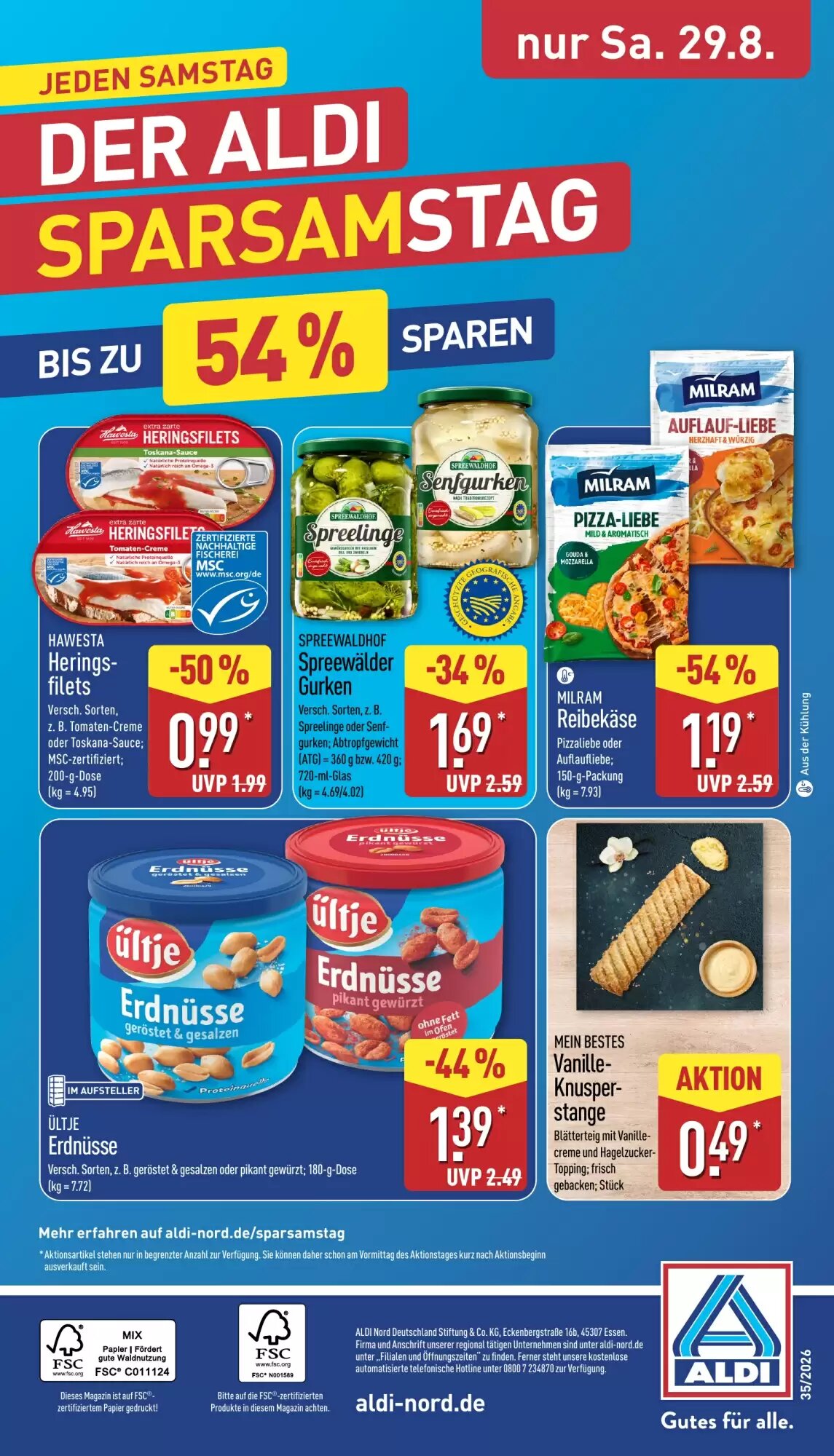 Aldi Nord Prospekt (ab 24.08.2026) zum Blättern - Seite 32