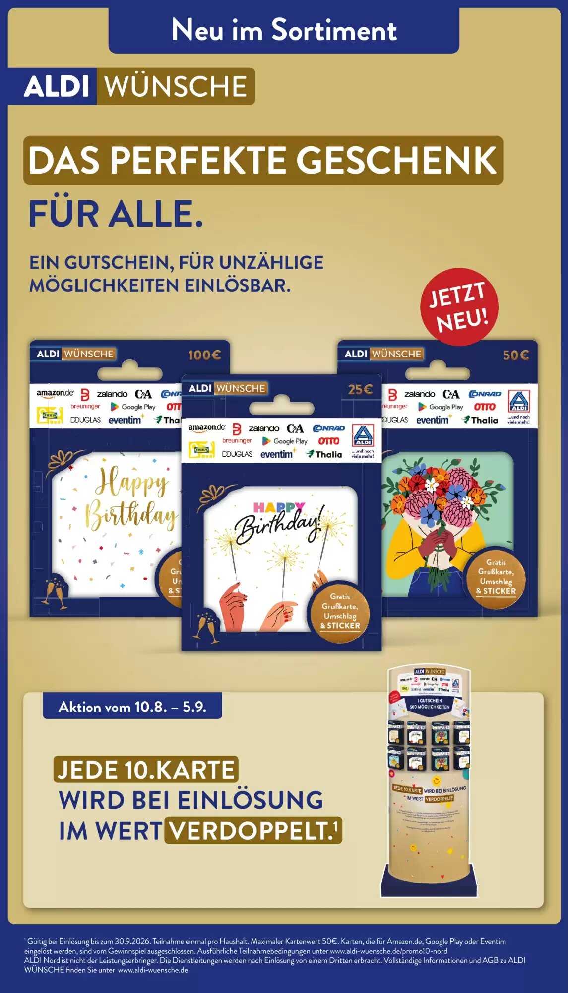 Aldi Nord Prospekt (ab 24.08.2026) zum Blättern - Seite 38