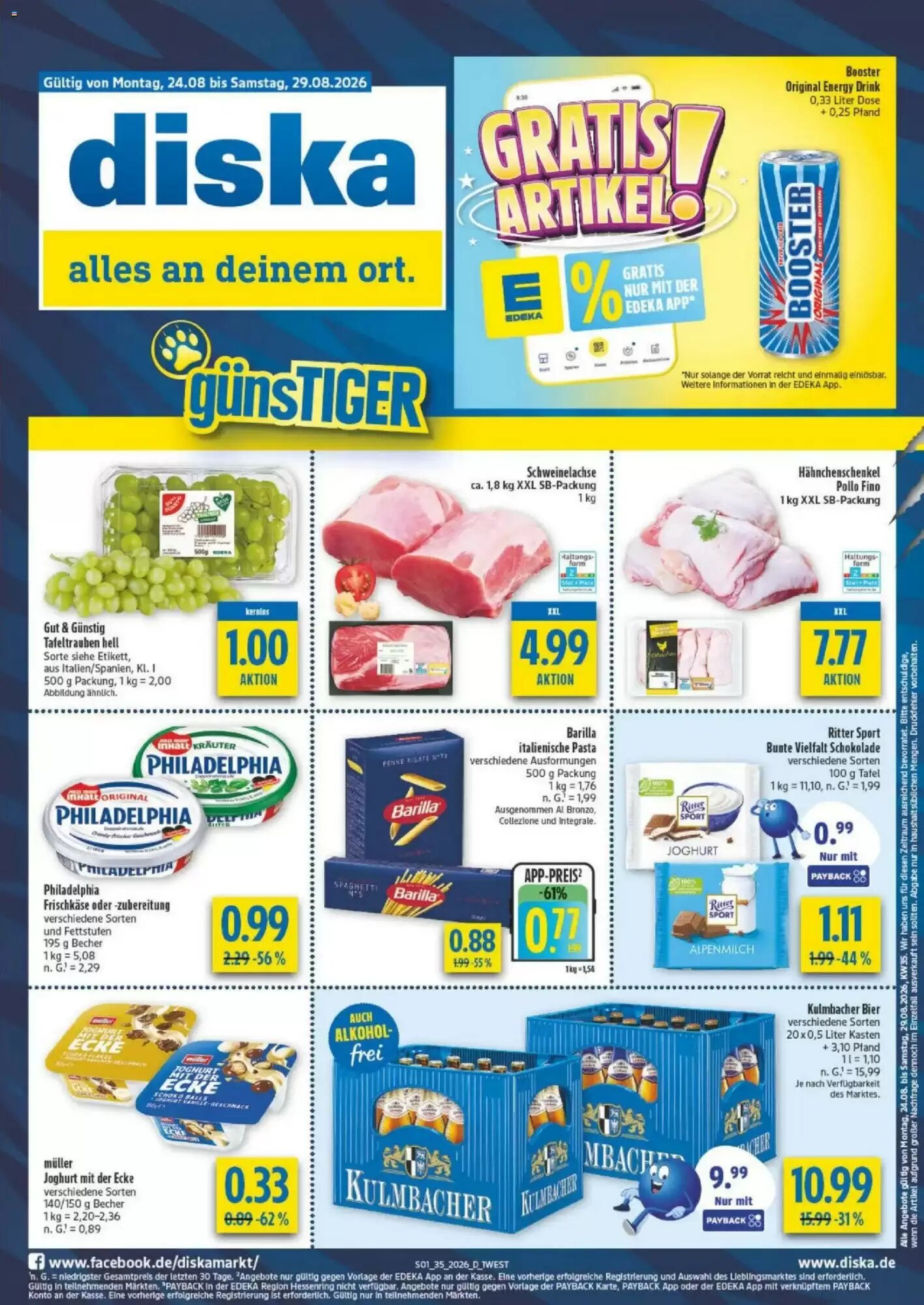 diska Prospekt (ab 24.08.2026) zum Blättern - Seite 1