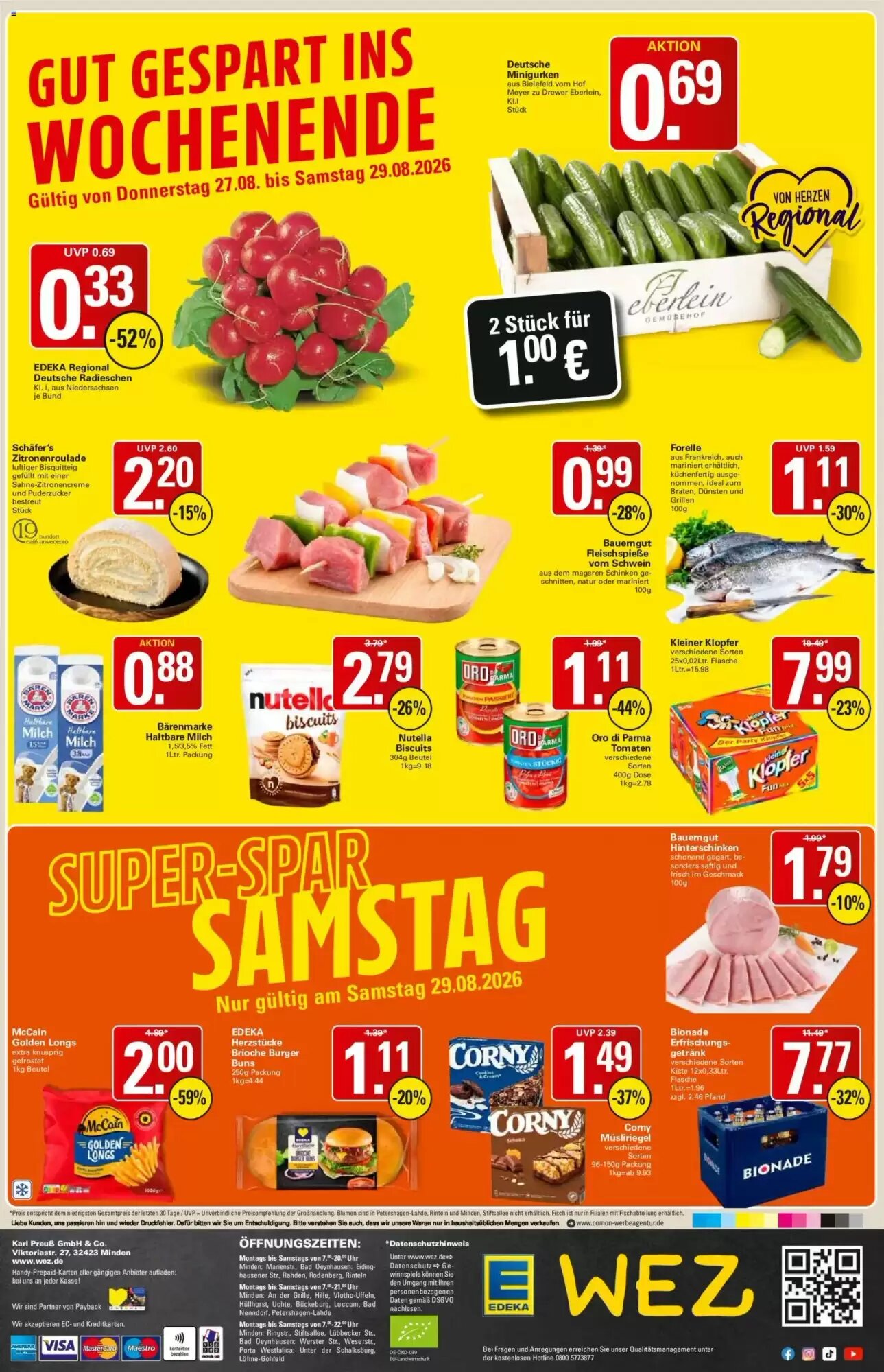 WEZ Prospekt (ab 24.08.2026) zum Blättern - Seite 16