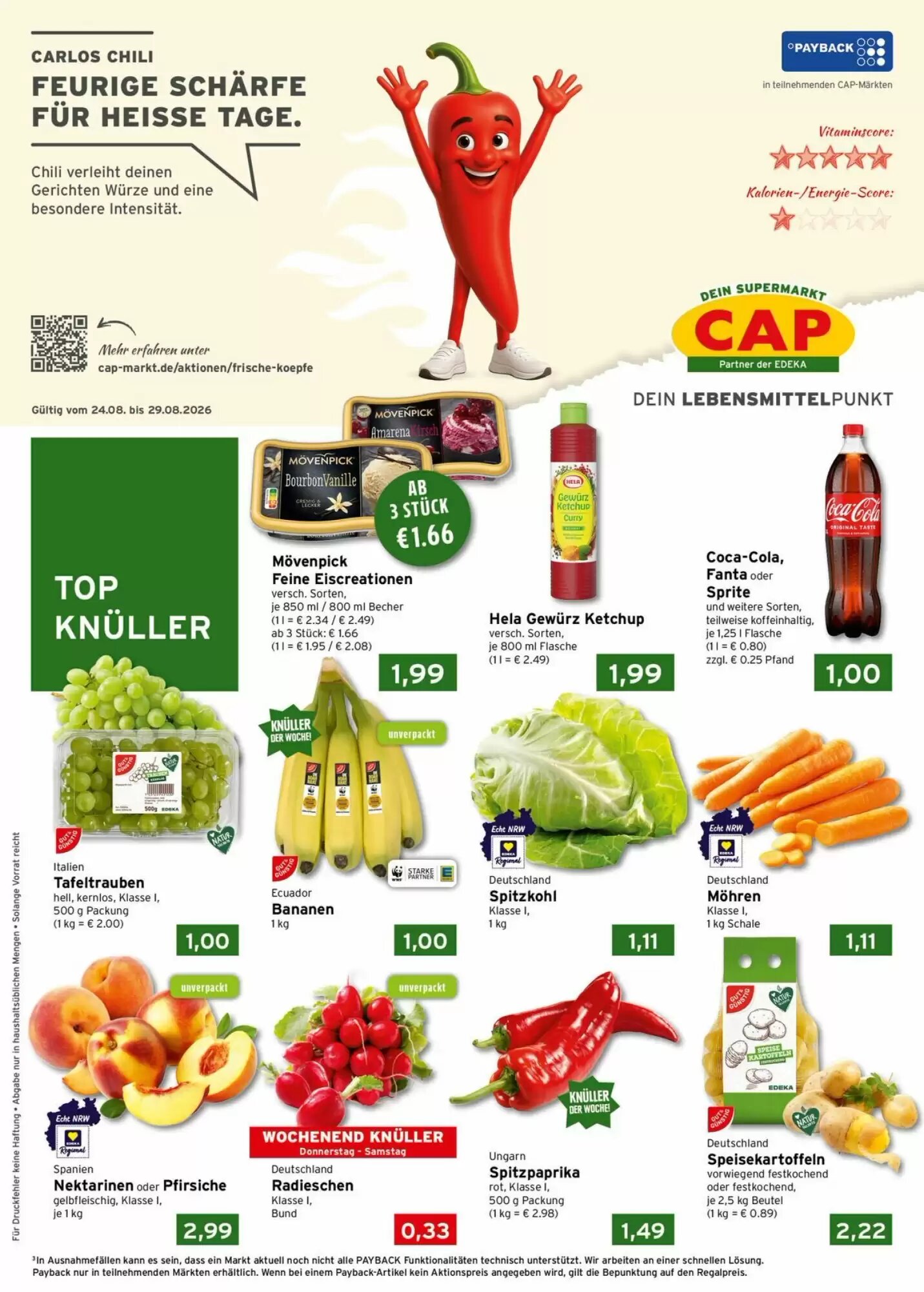 CAP Markt Prospekt (ab 24.08.2026) zum Blättern - Seite 1