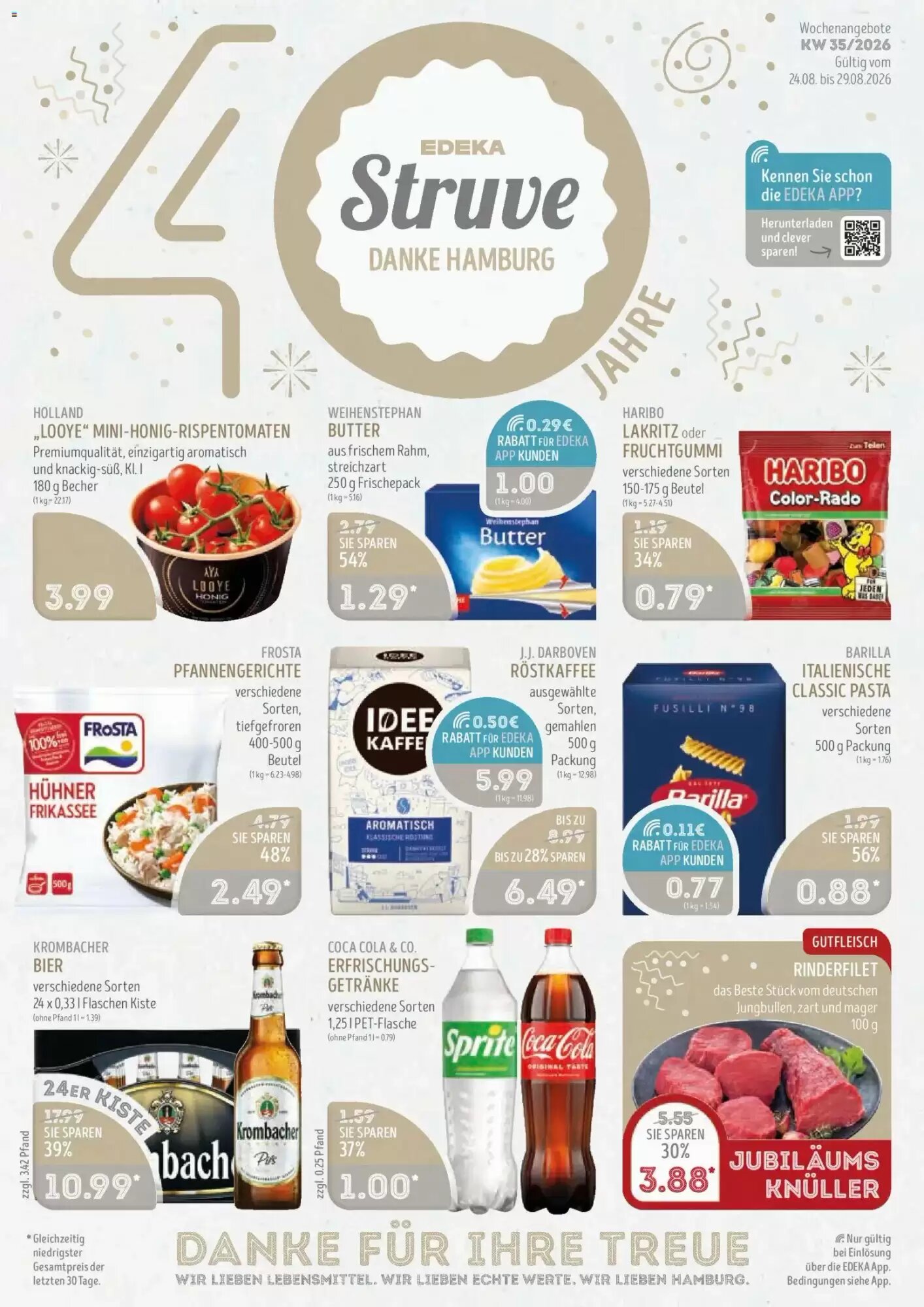 Edeka Struve Prospekt (ab 24.08.2026) zum Blättern - Seite 1