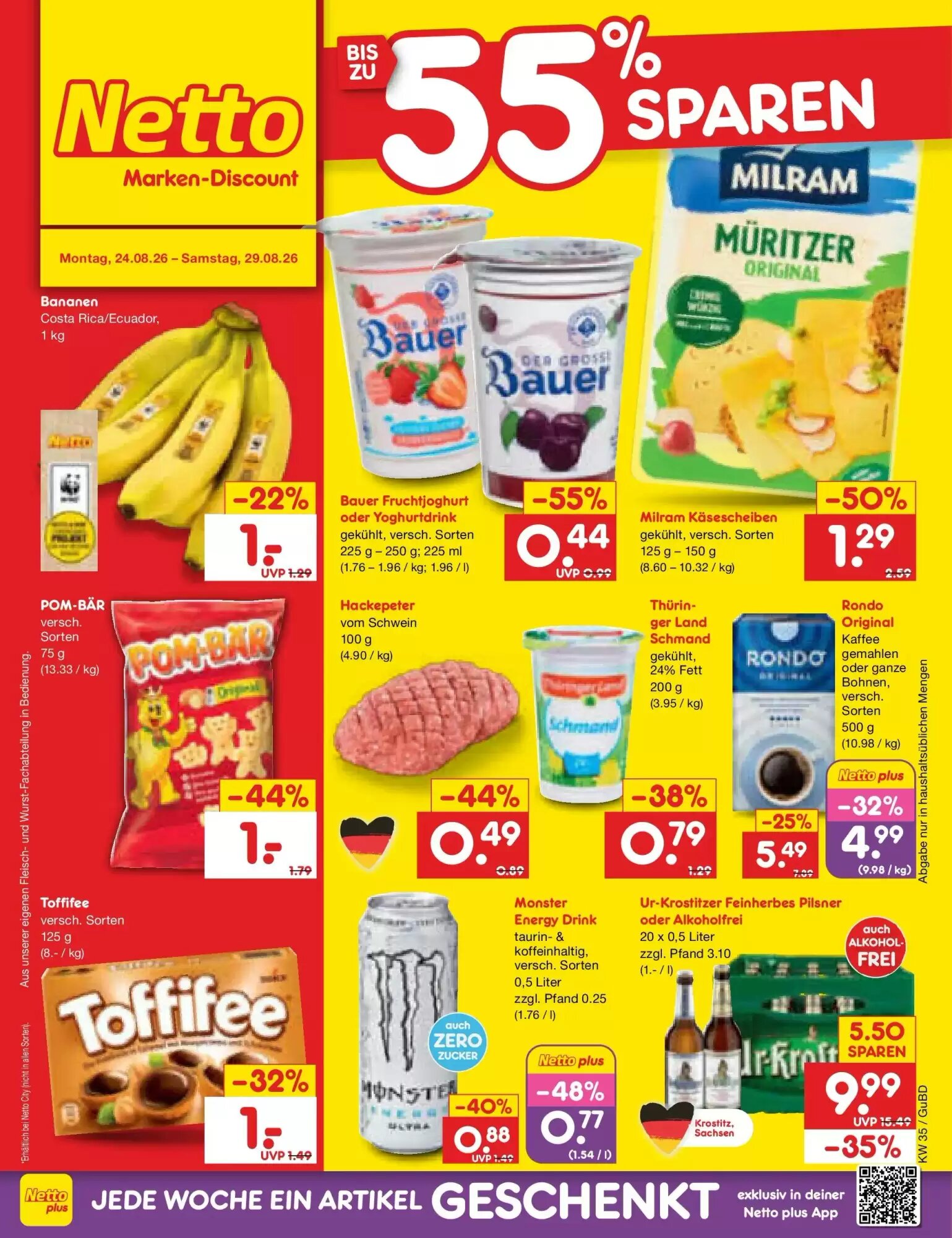 Netto Marken-Discount Prospekt (ab 24.08.2026) zum Blättern - Seite 1