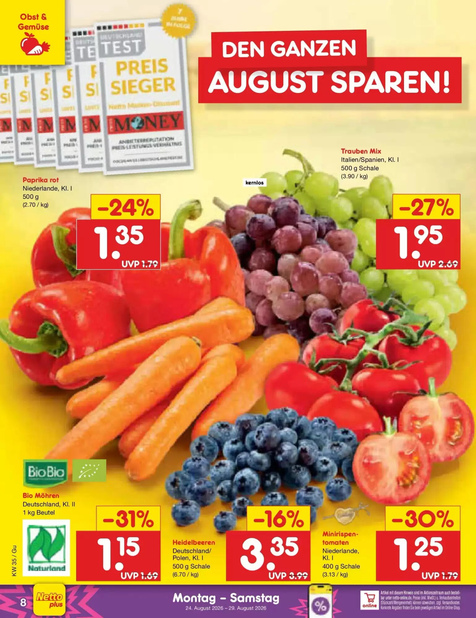 Netto Marken-Discount Prospekt (ab 24.08.2026) zum Blättern - Seite 10