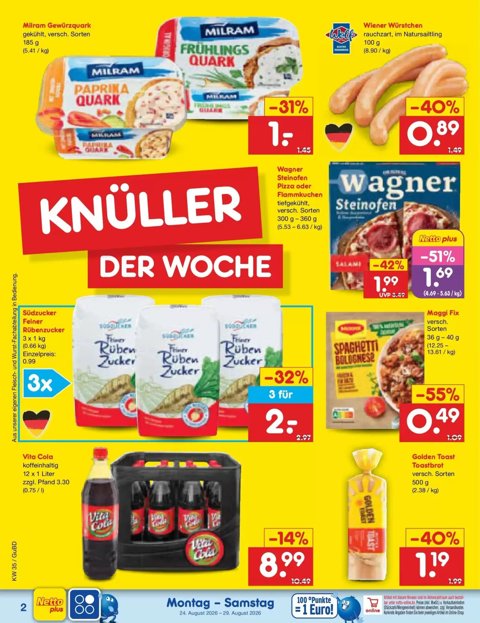 Netto Marken-Discount Prospekt (ab 24.08.2026) zum Blättern - Seite 2