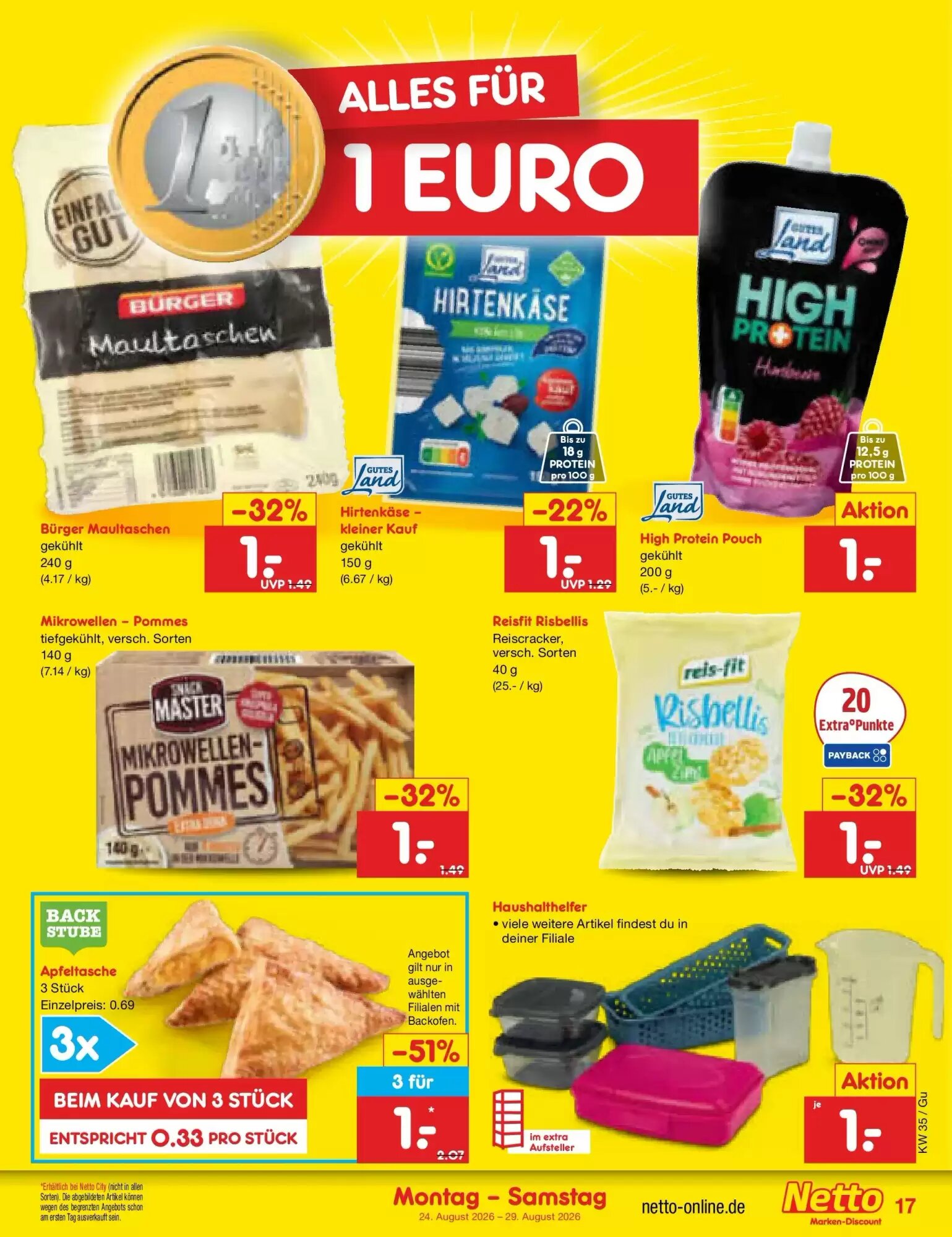 Netto Marken-Discount Prospekt (ab 24.08.2026) zum Blättern - Seite 27