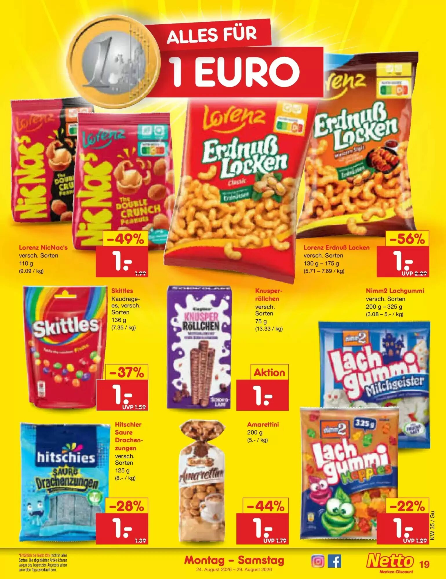 Netto Marken-Discount Prospekt (ab 24.08.2026) zum Blättern - Seite 29