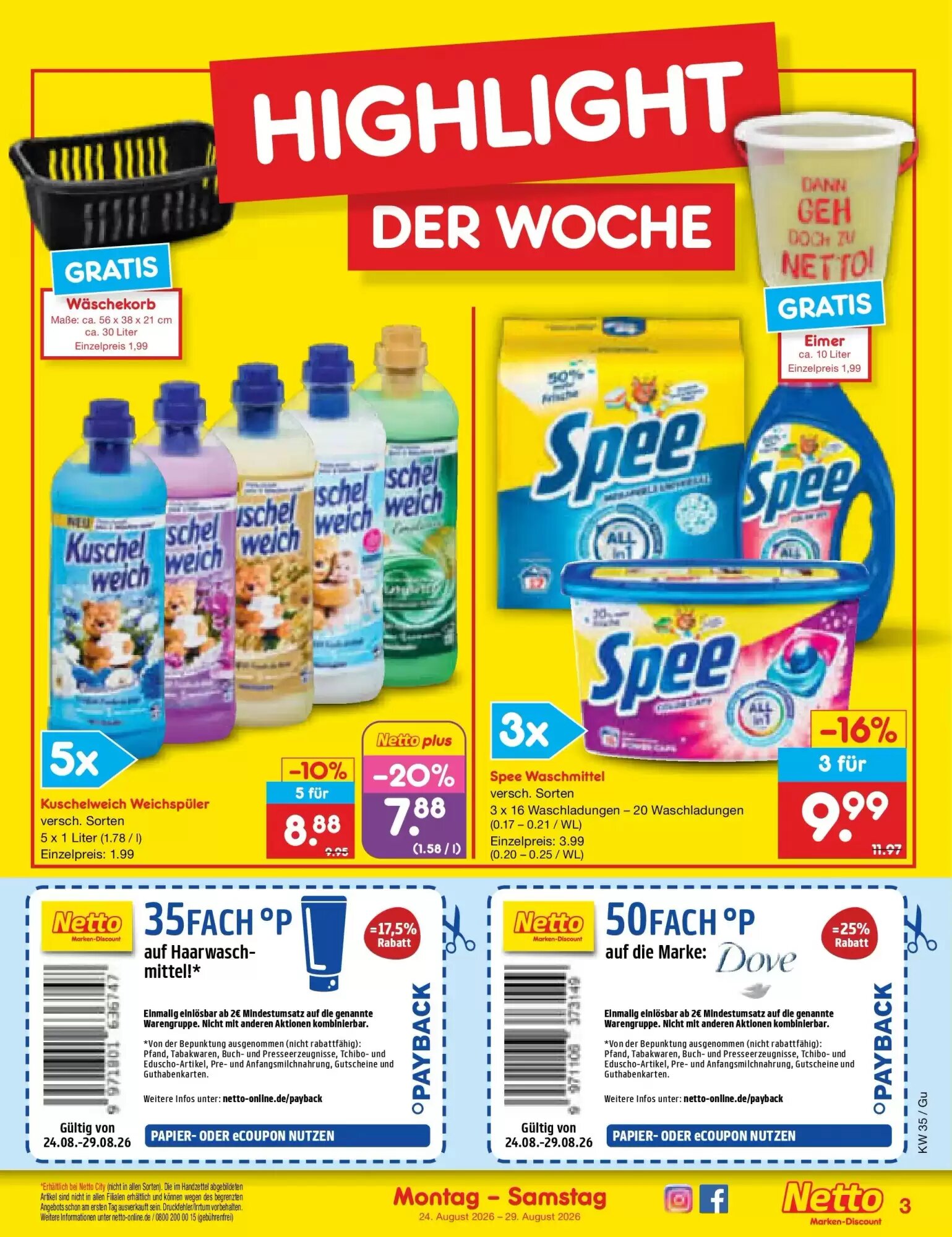 Netto Marken-Discount Prospekt (ab 24.08.2026) zum Blättern - Seite 3