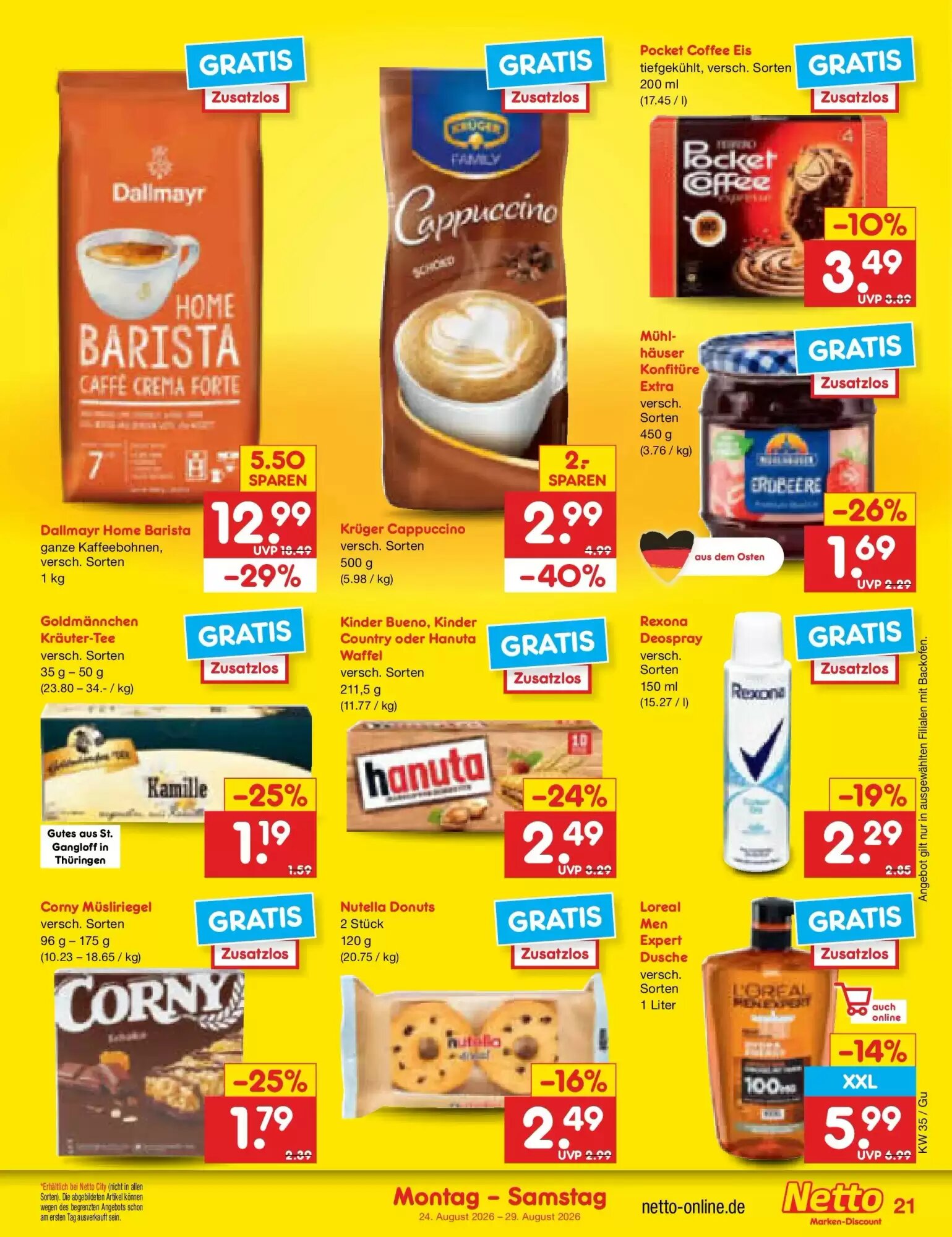 Netto Marken-Discount Prospekt (ab 24.08.2026) zum Blättern - Seite 31