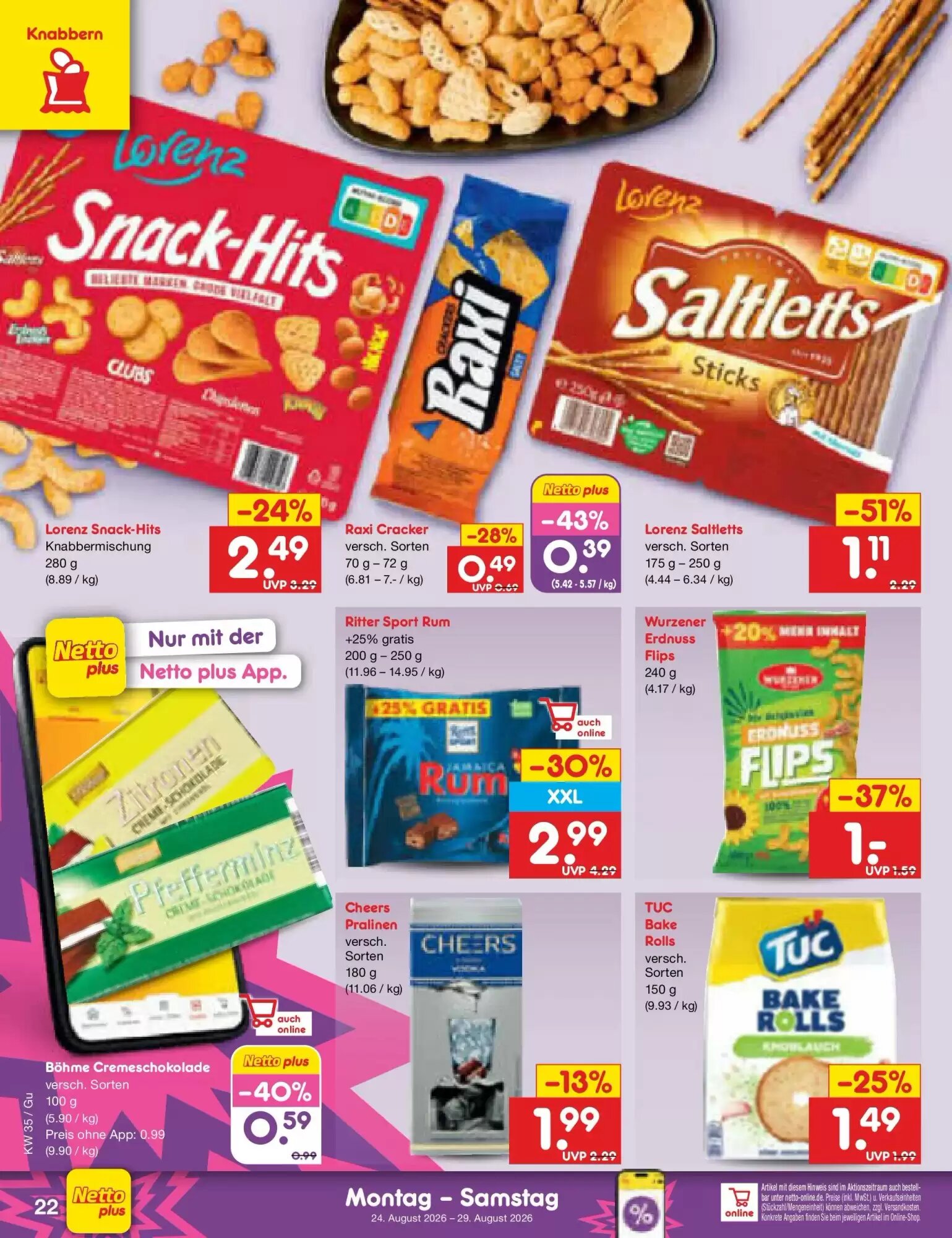 Netto Marken-Discount Prospekt (ab 24.08.2026) zum Blättern - Seite 34