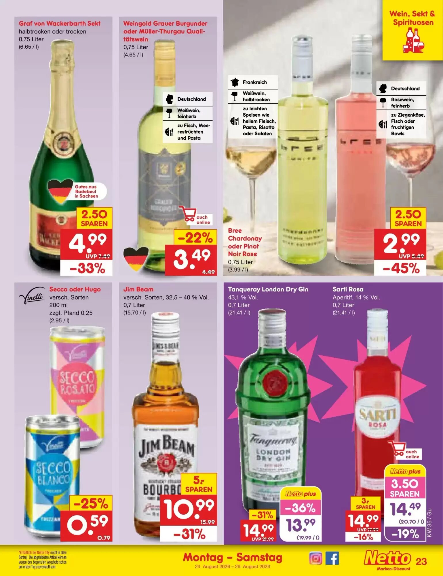 Netto Marken-Discount Prospekt (ab 24.08.2026) zum Blättern - Seite 35