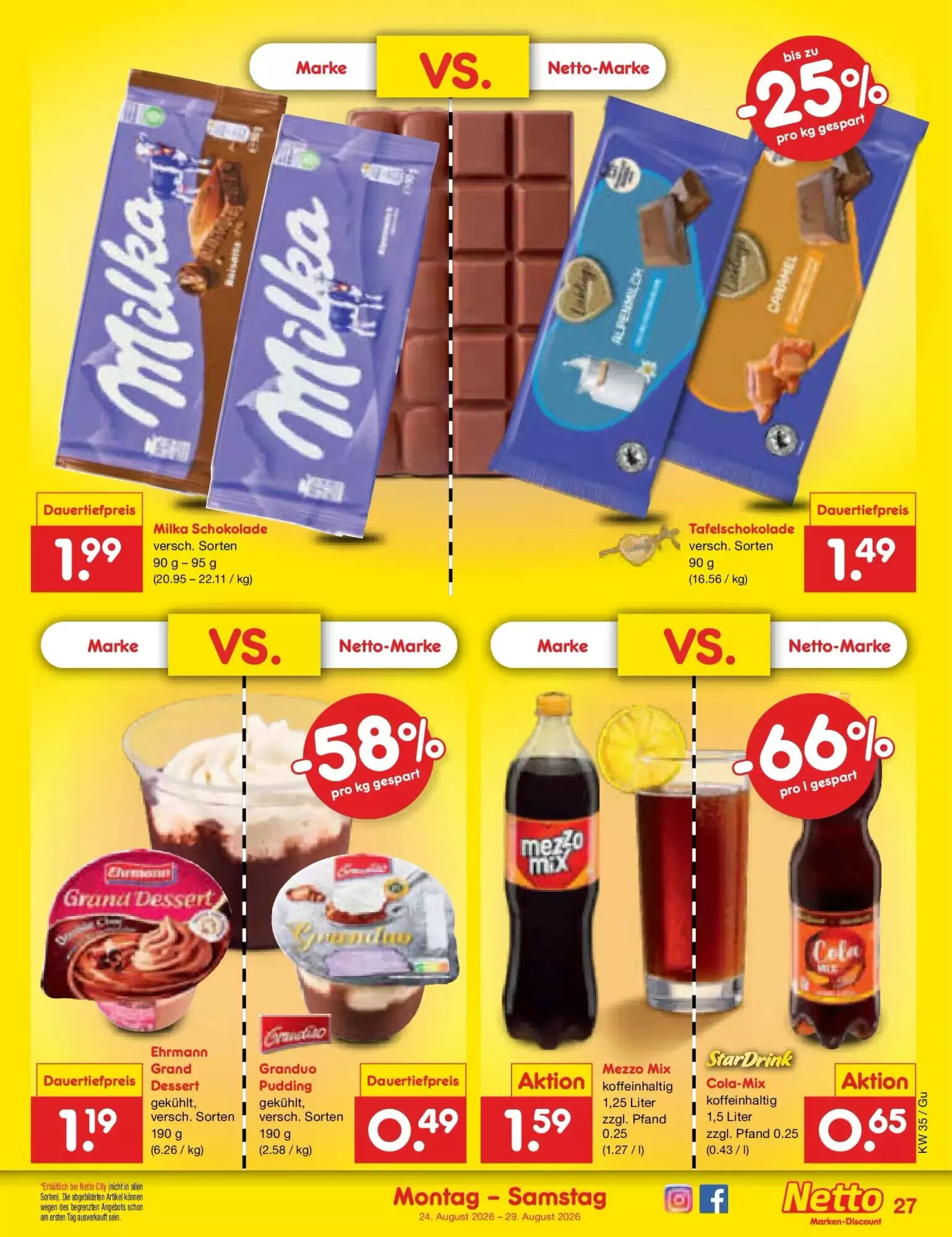 Netto Marken-Discount Prospekt (ab 24.08.2026) zum Blättern - Seite 39
