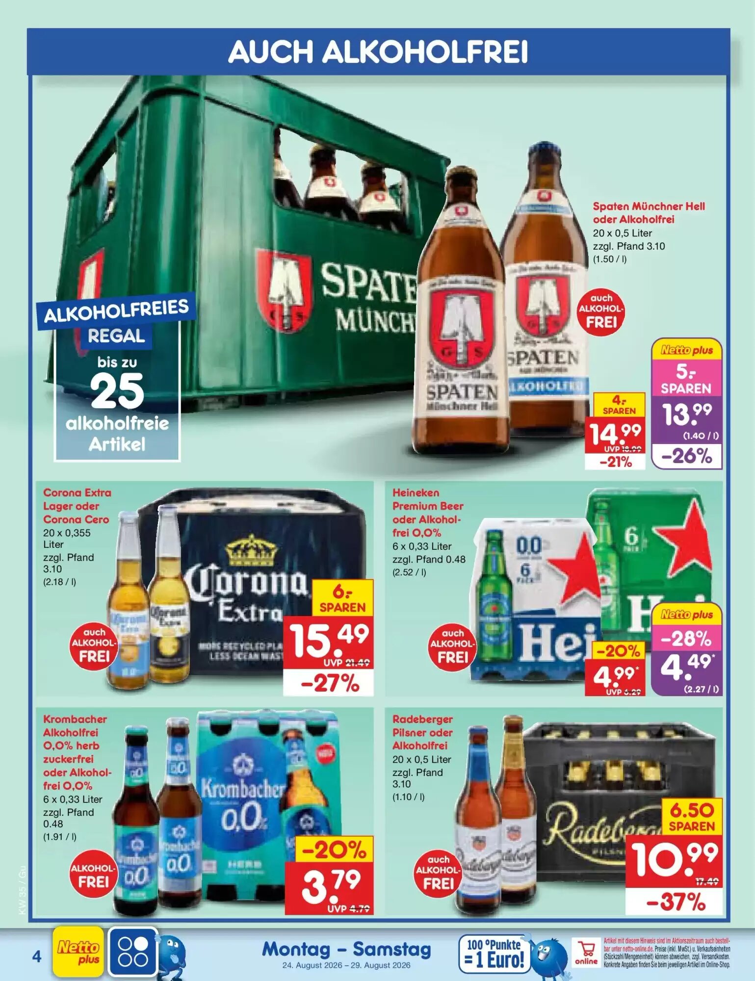 Netto Marken-Discount Prospekt (ab 24.08.2026) zum Blättern - Seite 4