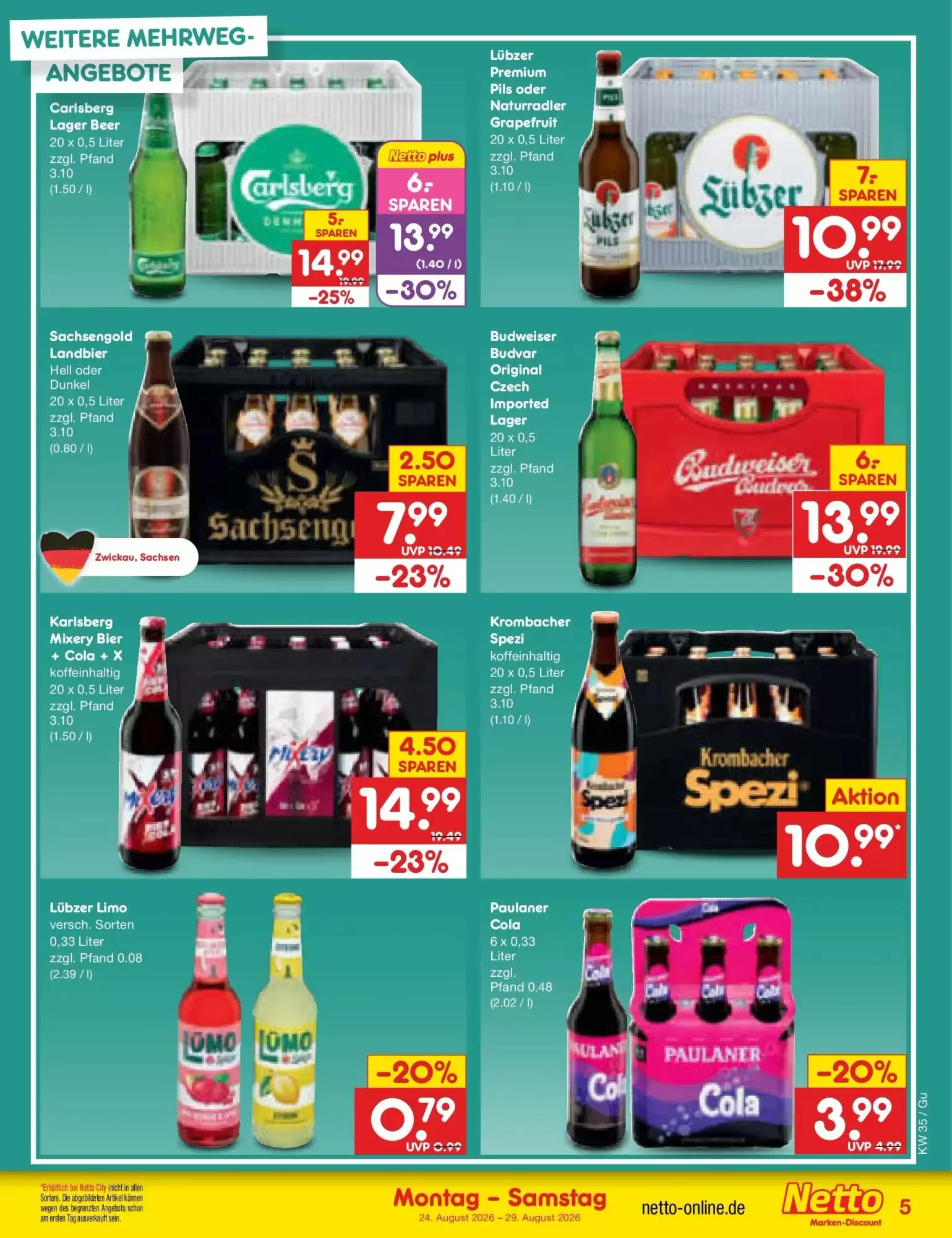 Netto Marken-Discount Prospekt (ab 24.08.2026) zum Blättern - Seite 5