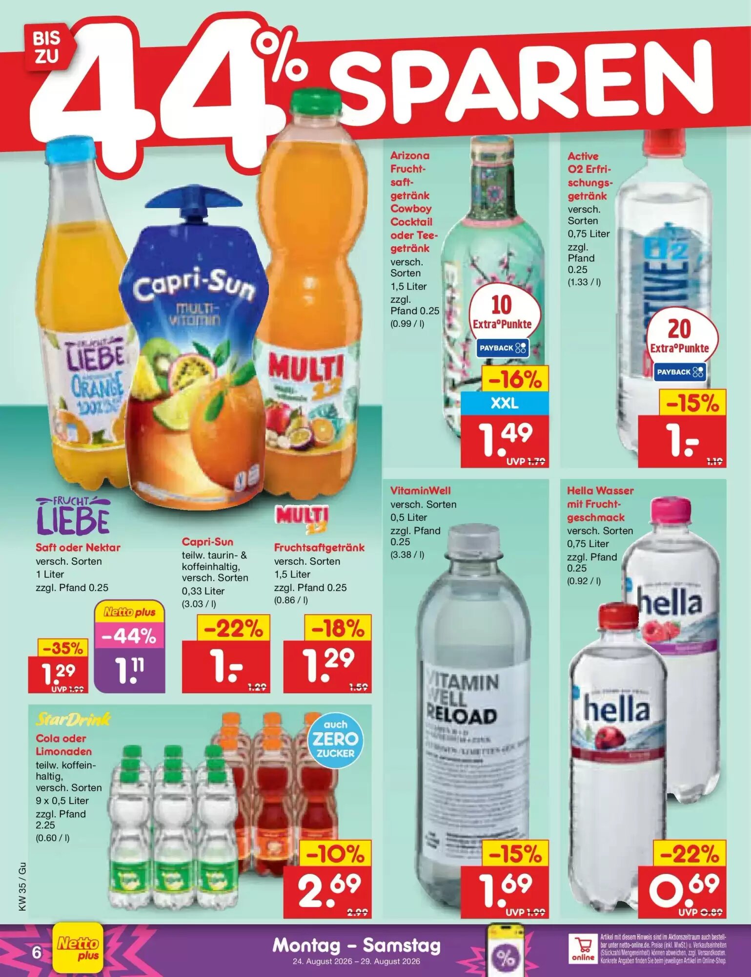 Netto Marken-Discount Prospekt (ab 24.08.2026) zum Blättern - Seite 6