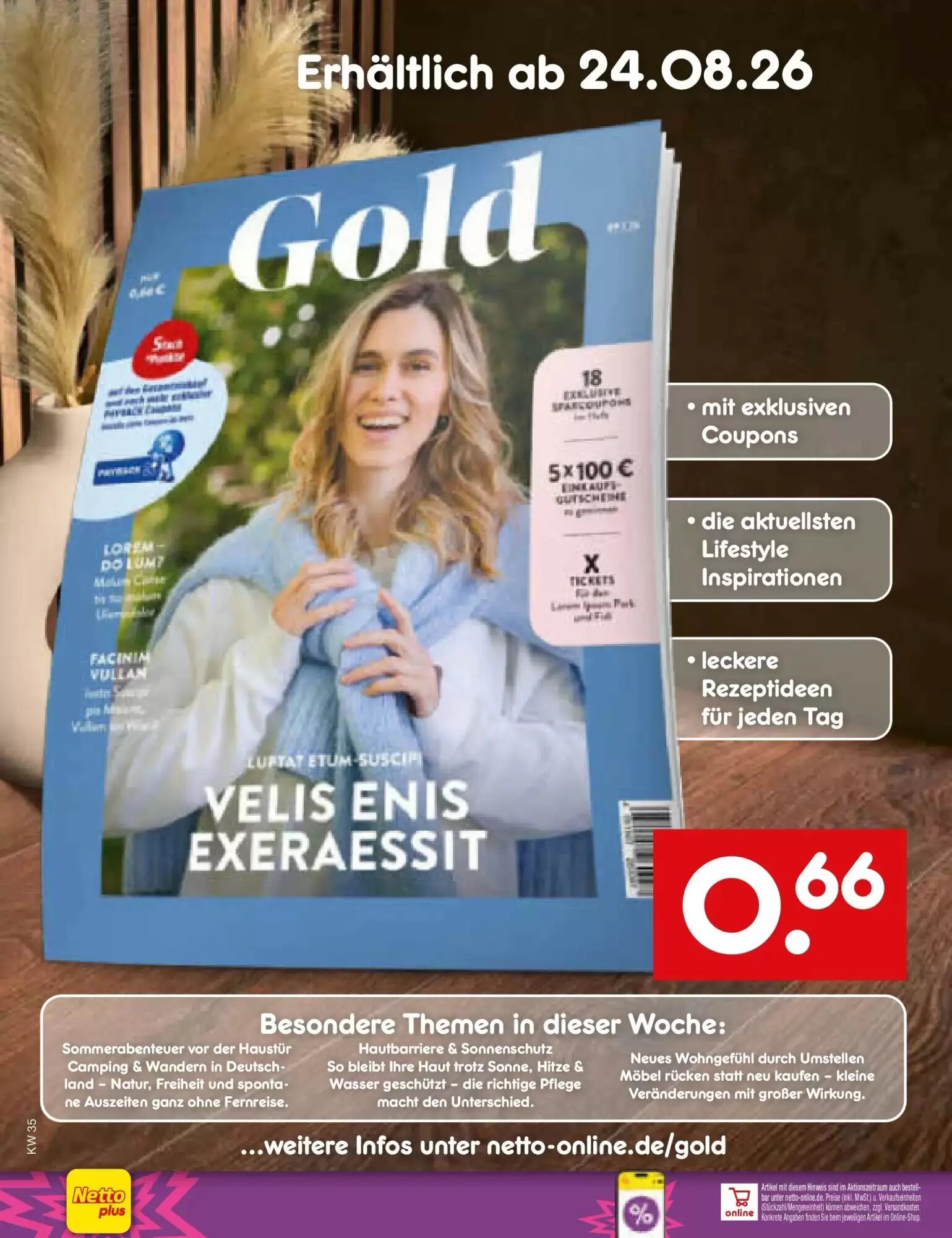 Netto Marken-Discount Prospekt (ab 24.08.2026) zum Blättern - Seite 62