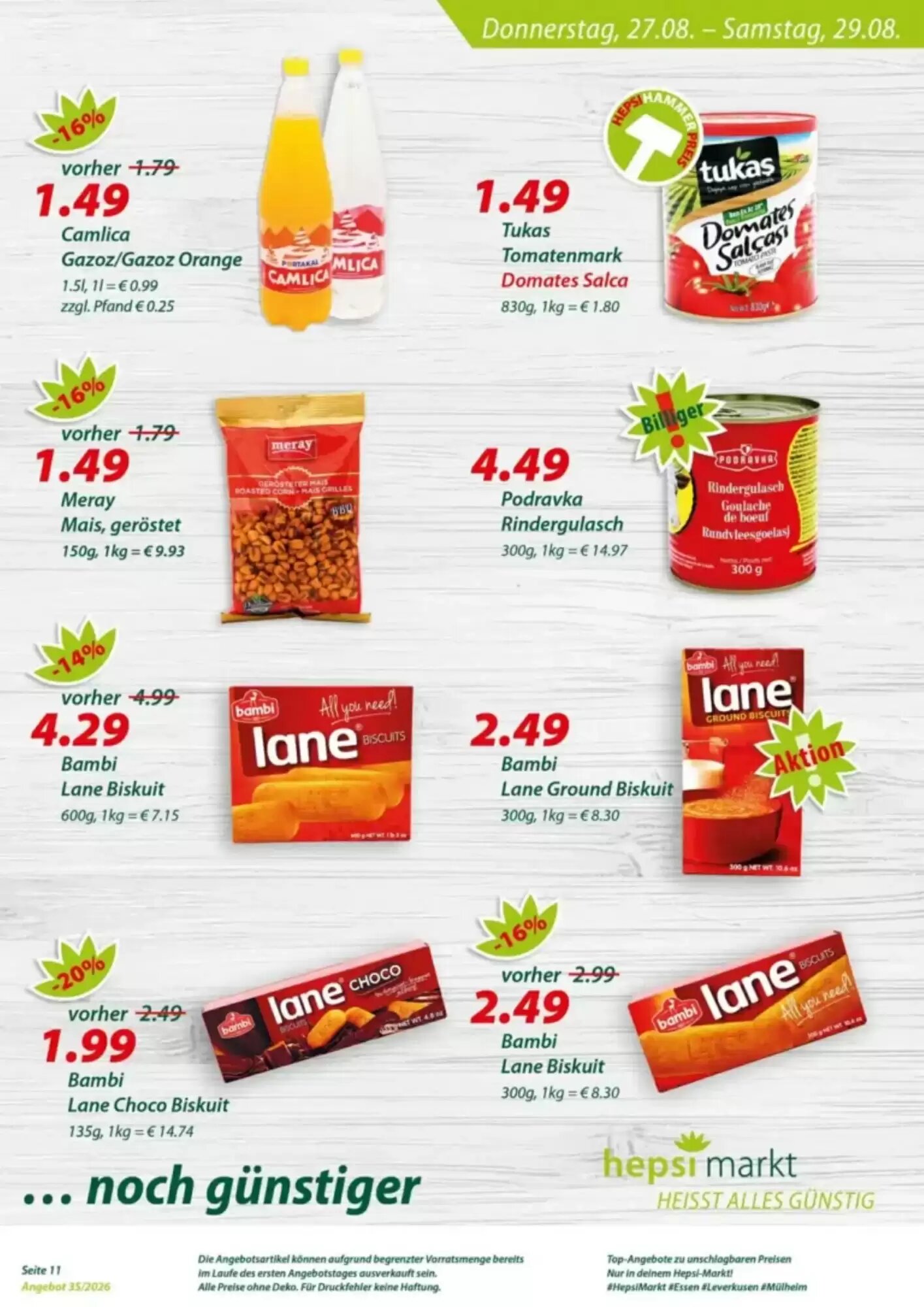 Hepsi-Markt Prospekt (ab 24.08.2026) zum Blättern - Seite 11