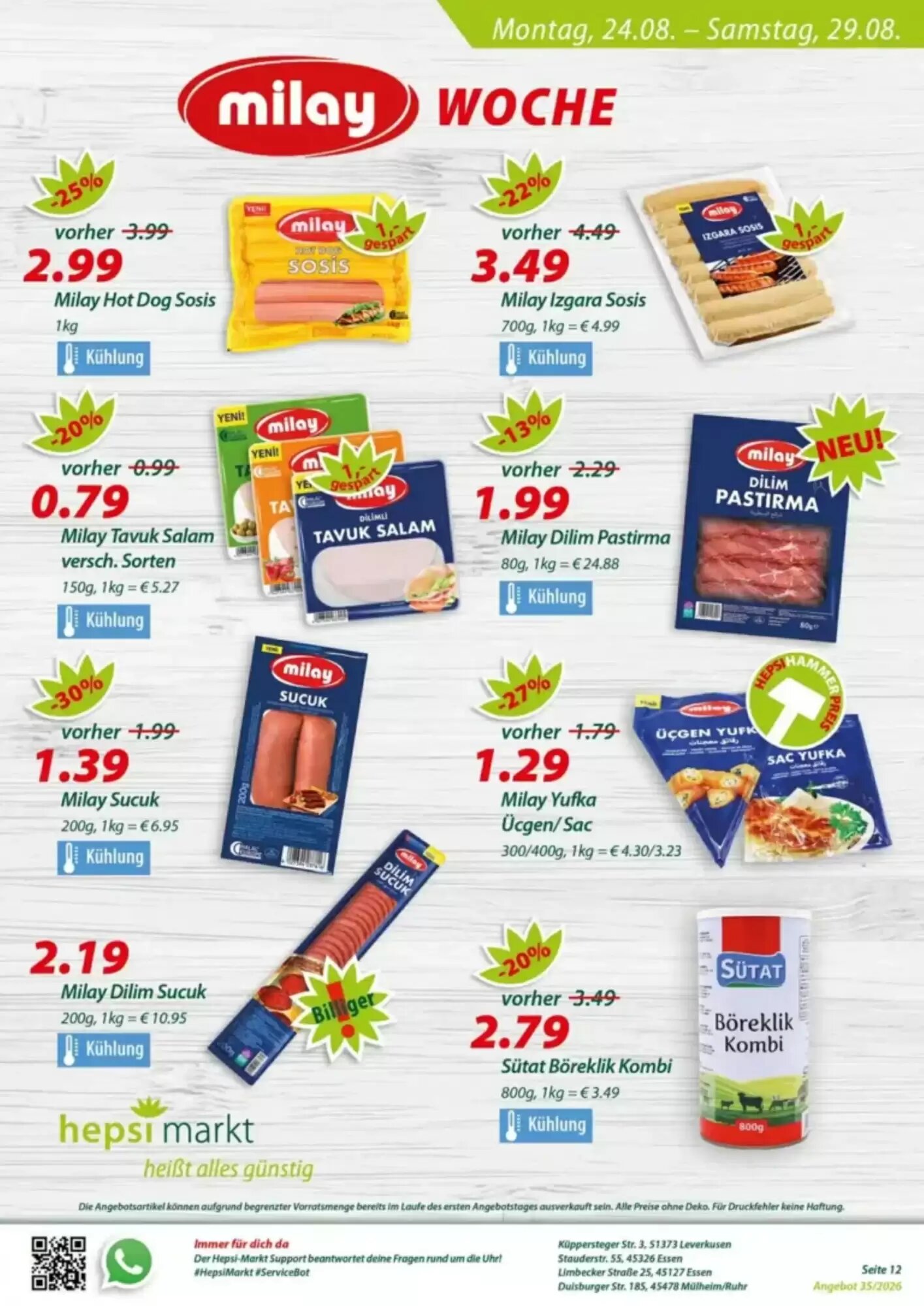 Hepsi-Markt Prospekt (ab 24.08.2026) zum Blättern - Seite 12