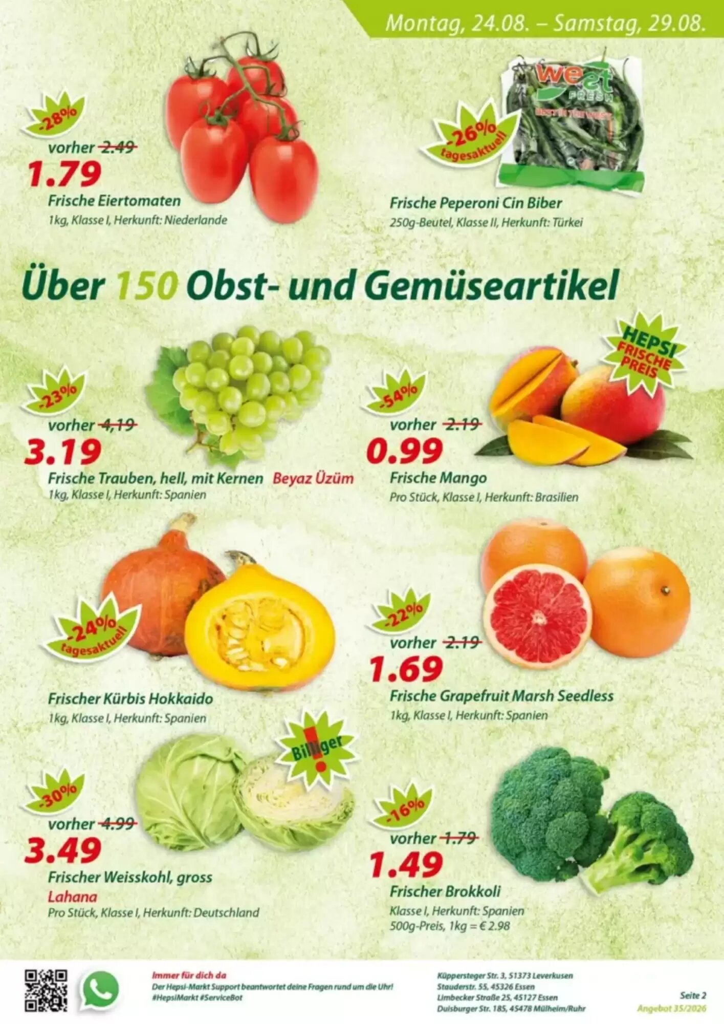 Hepsi-Markt Prospekt (ab 24.08.2026) zum Blättern - Seite 2