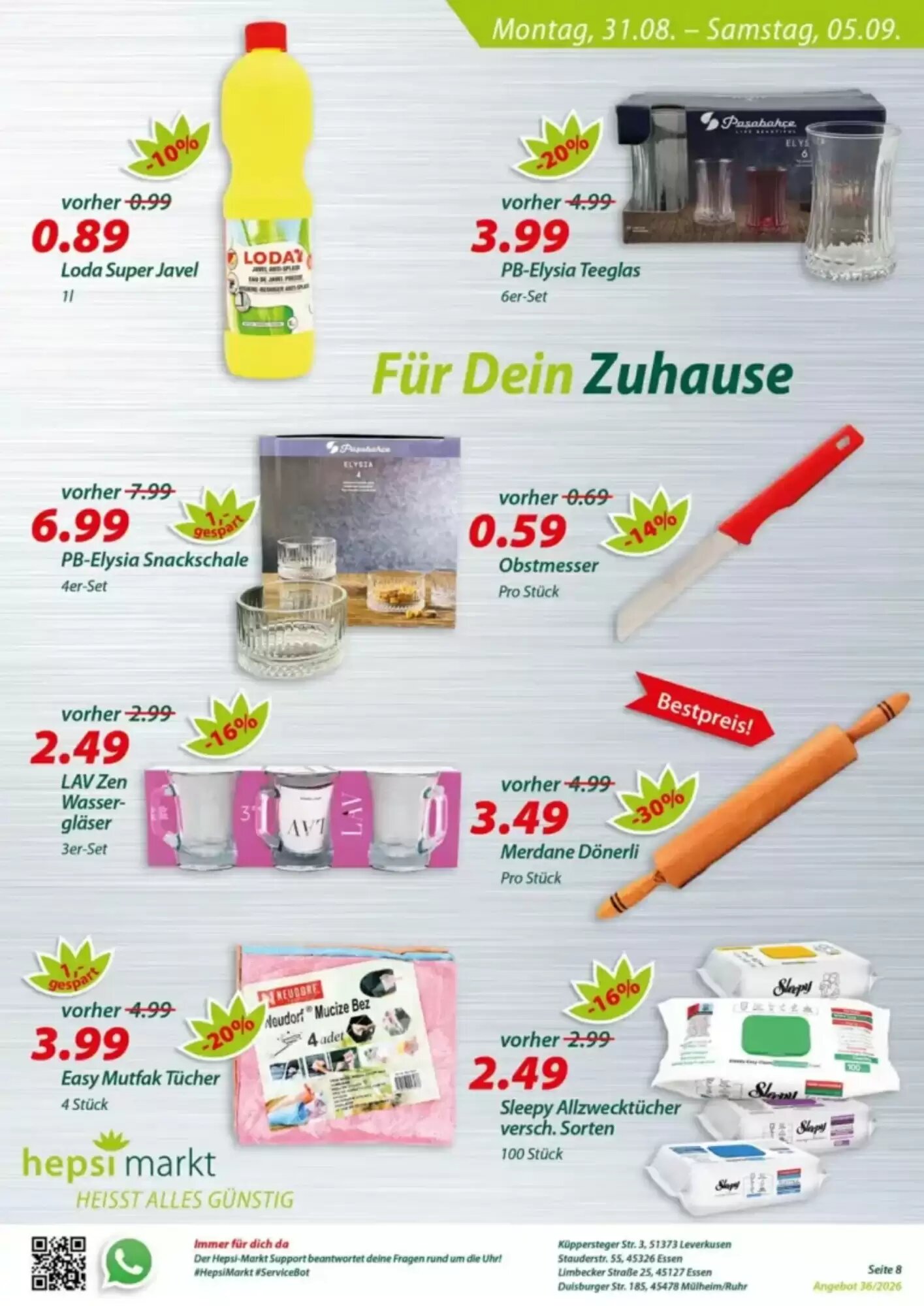 Hepsi-Markt Prospekt (ab 24.08.2026) zum Blättern - Seite 20