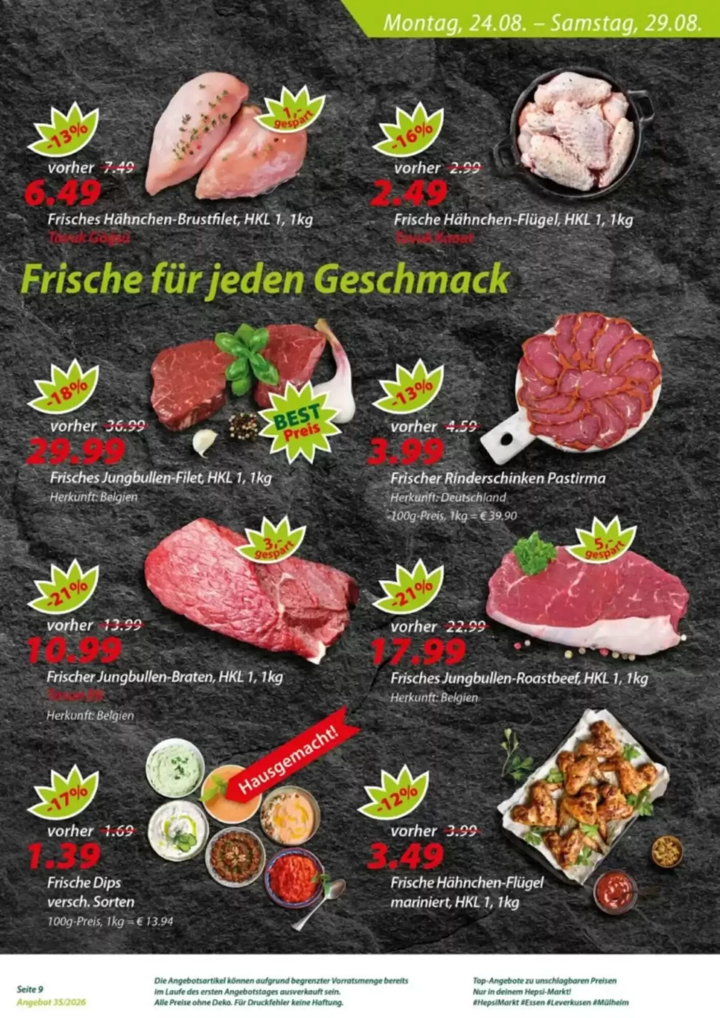 Hepsi-Markt Prospekt (ab 24.08.2026) zum Blättern - Seite 9